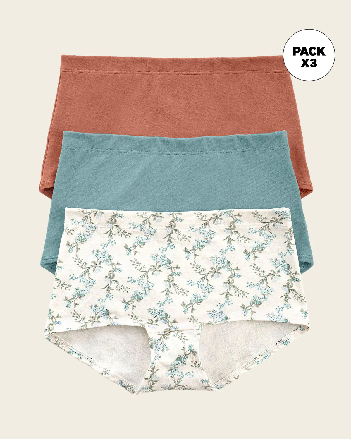 Paquete x 3 bóxers cortos con algodón elástico - Image 10