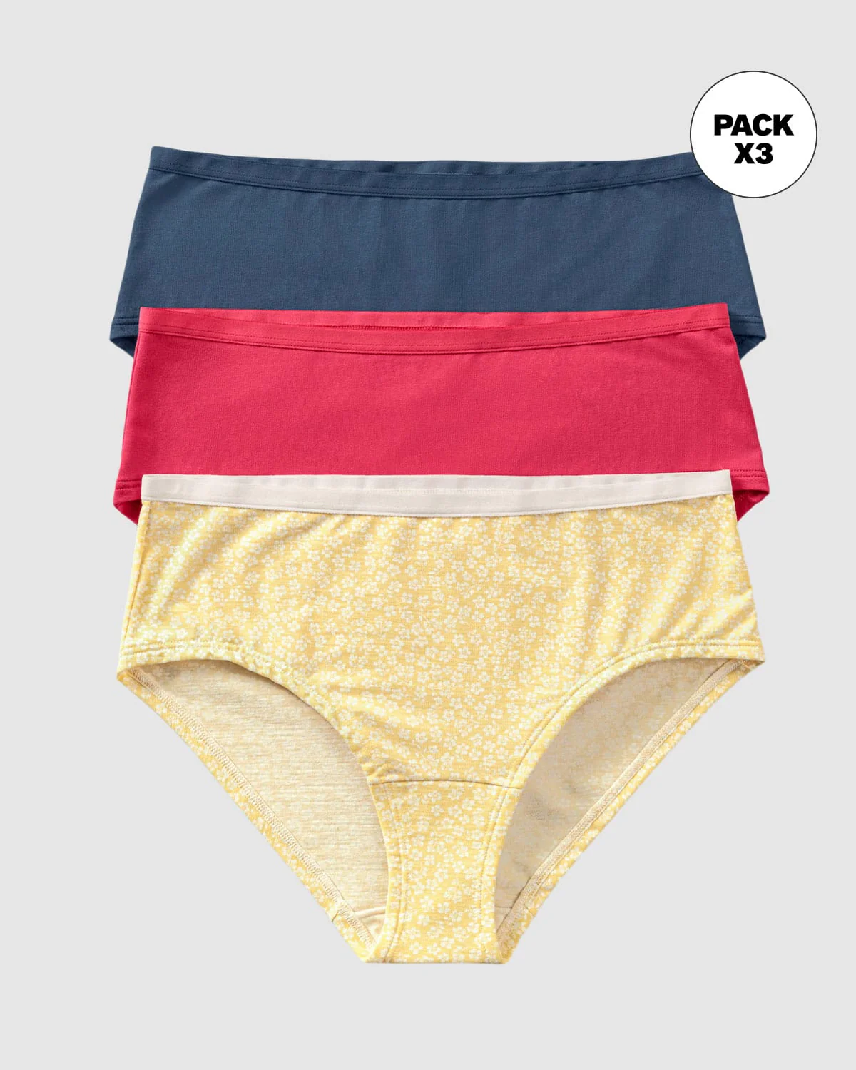 Paquete x 3 bragas clásicas de máxima comodidad y frescura - Image 10
