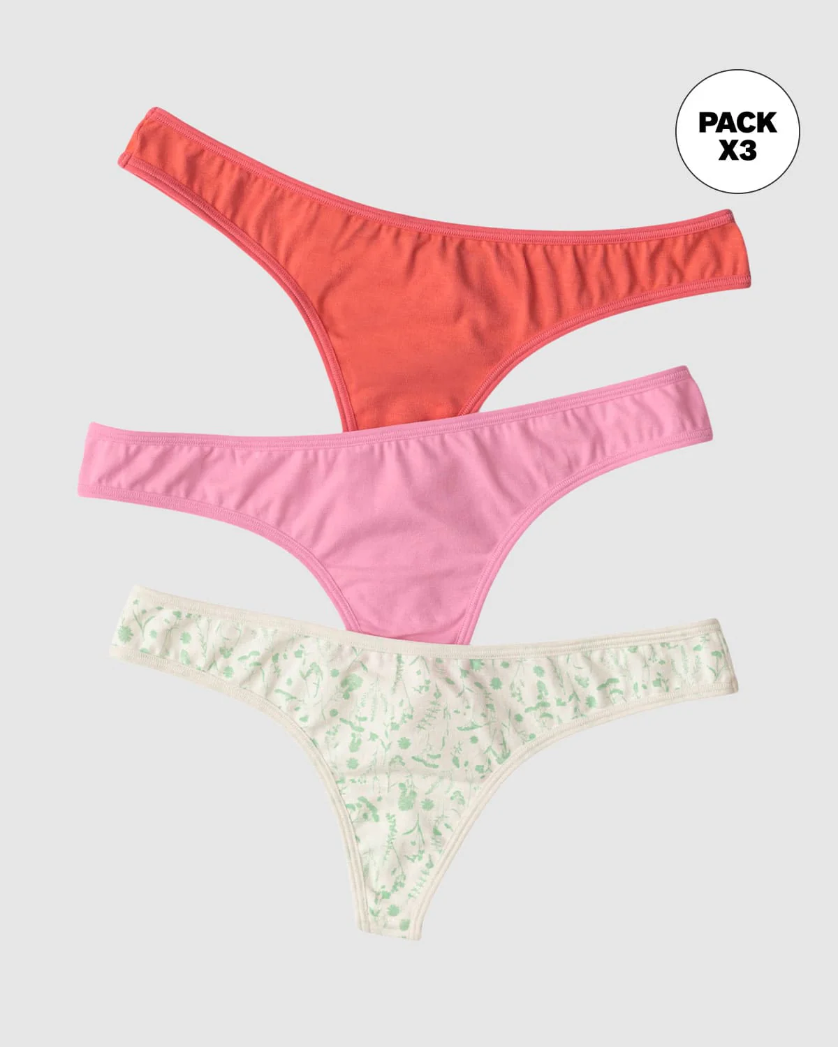 Paquete x 3 tangas tangas descaderadas en algodón - Image 17