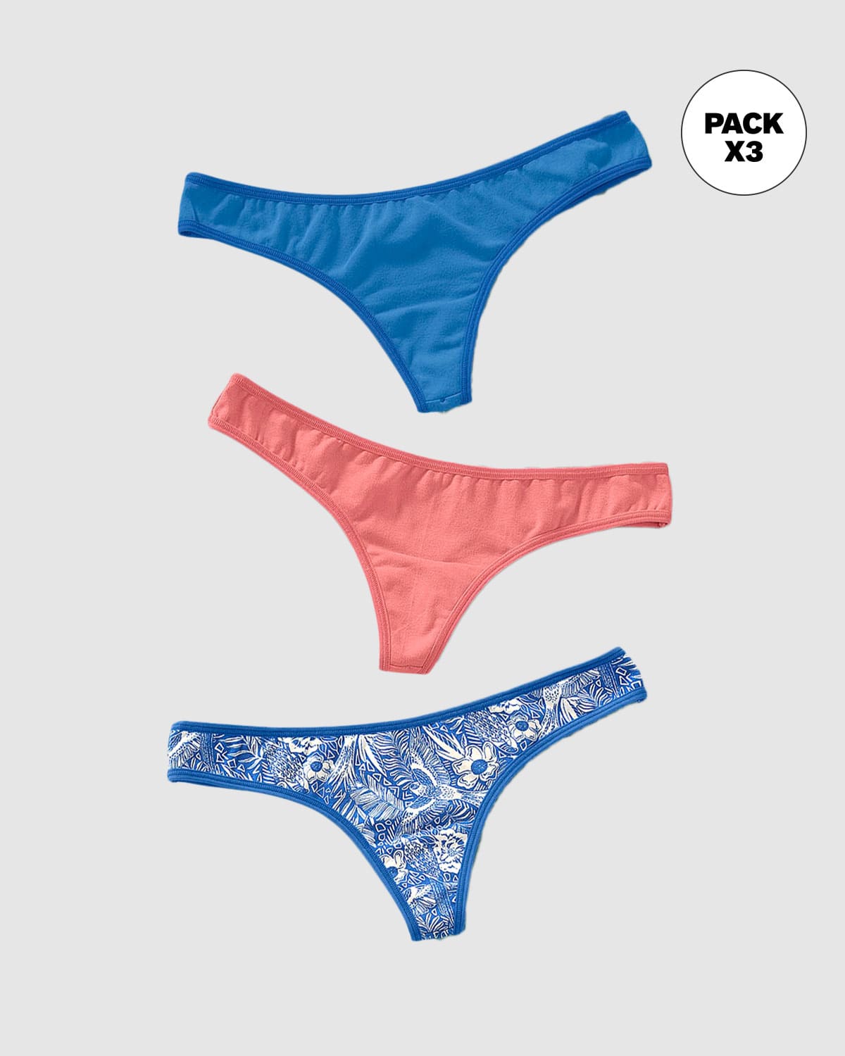 Paquete x 3 tangas tangas descaderadas en algodón - Image 58