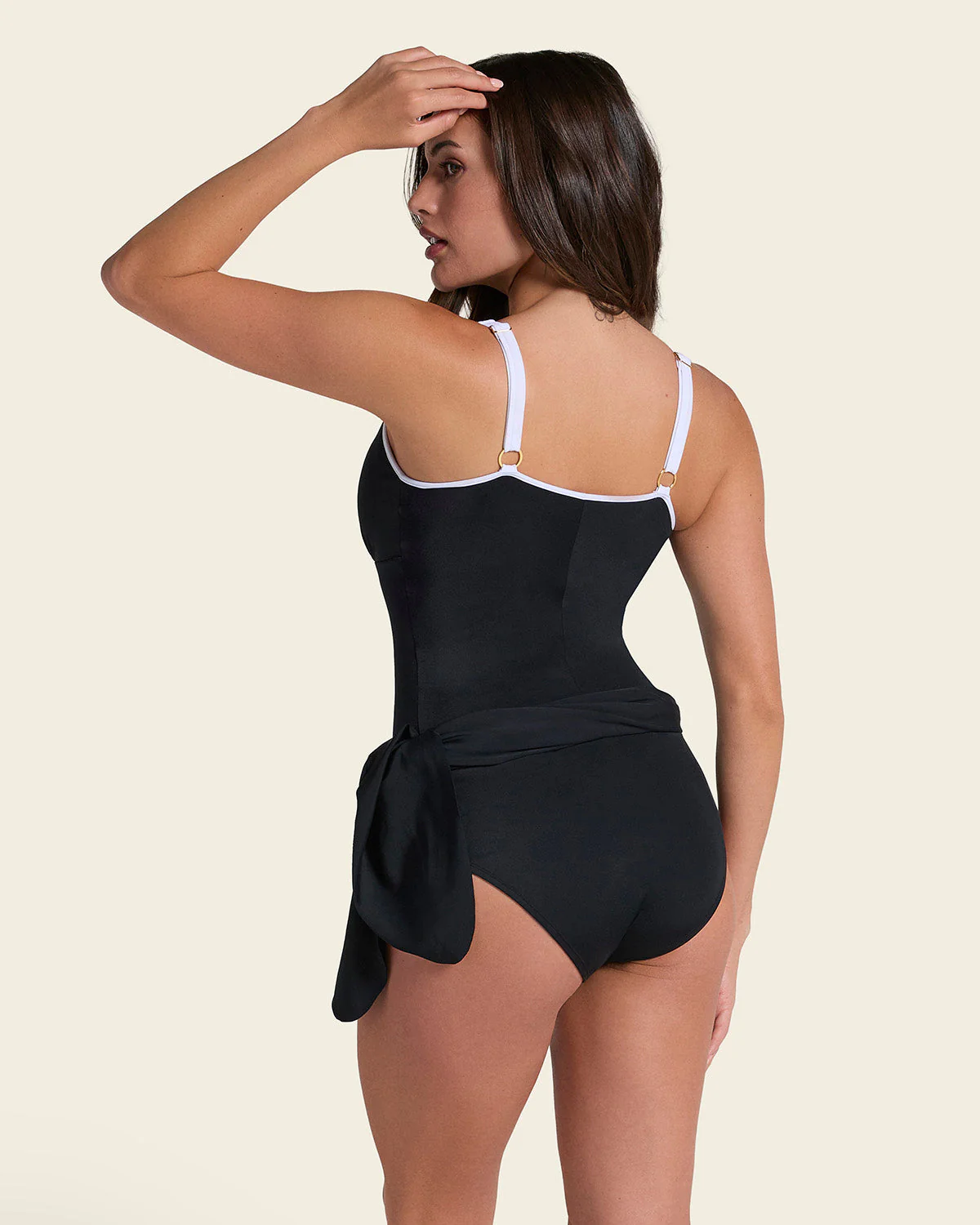 Bañador con falda multiusos y control suave en abdomen - Image 6