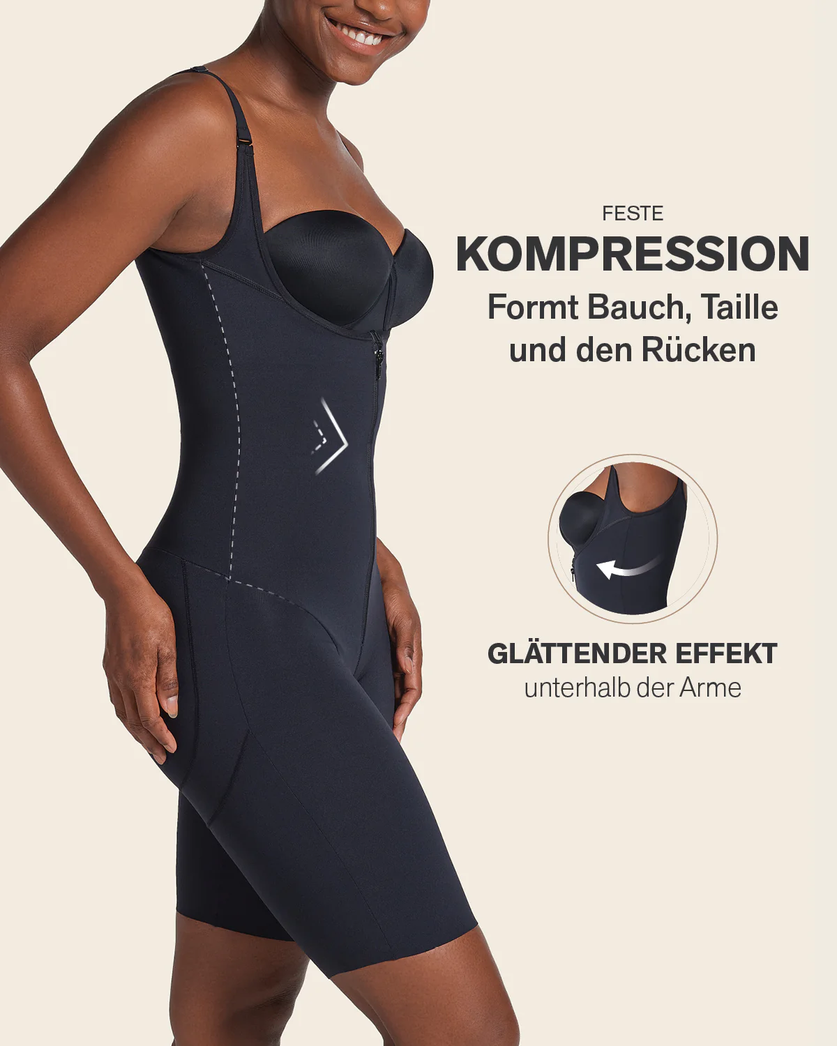 Body moldeador en abdomen con efecto levanta glúteos - Image 8