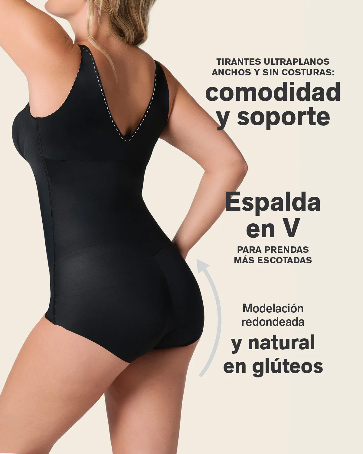 Body faja moldeador de aspecto invisible en glĂșteos - Image 2