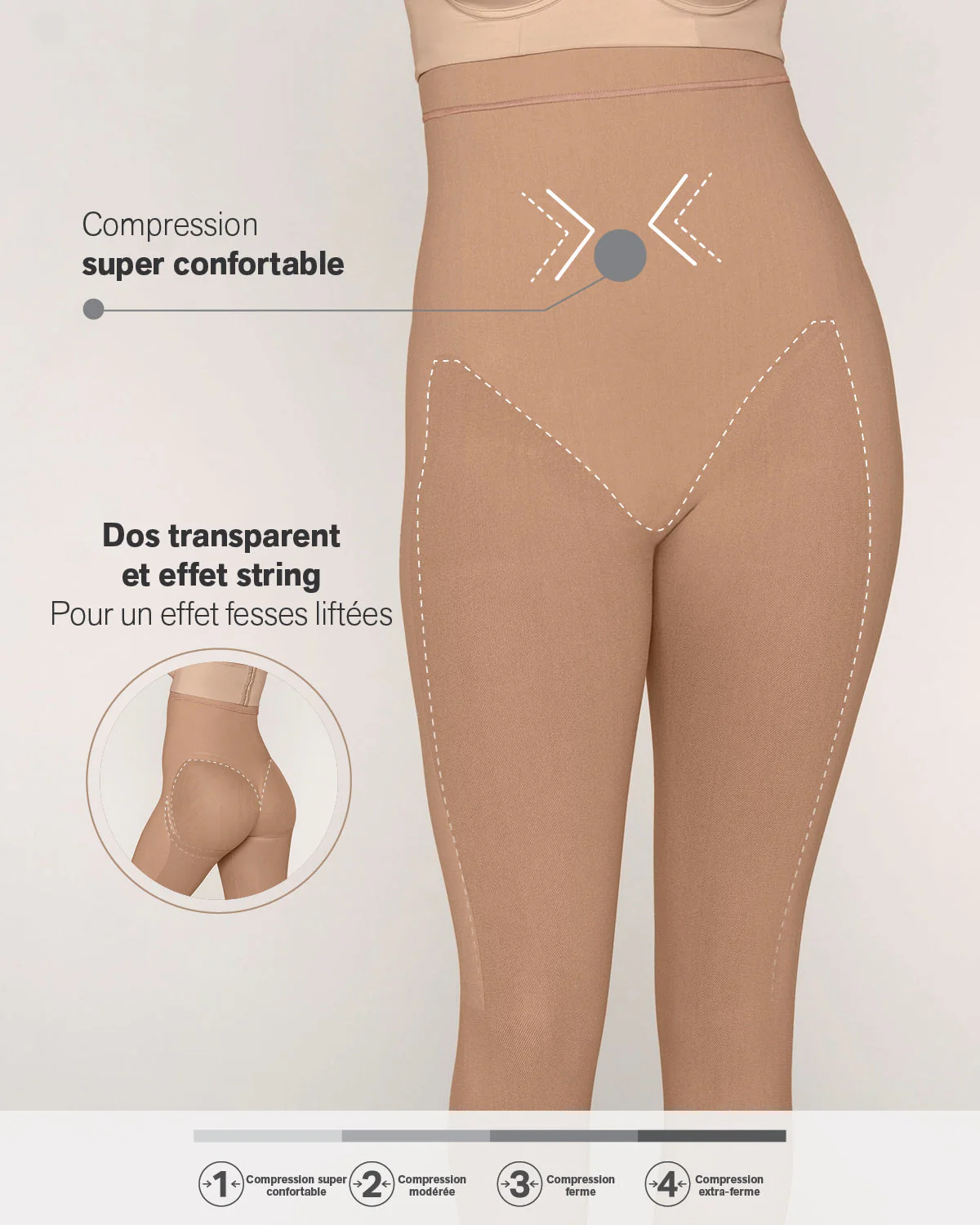 Braga faja invisible de talle alto levanta glĂșteos - Image 14