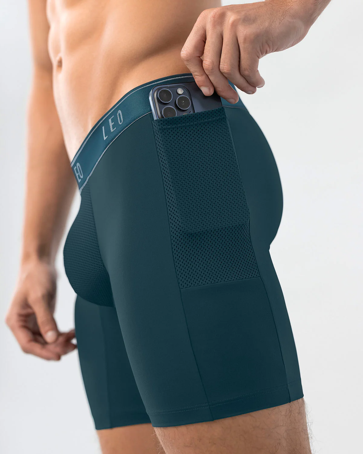 Bóxer deportivo con bolsillo lateral en microfibra - Image 20