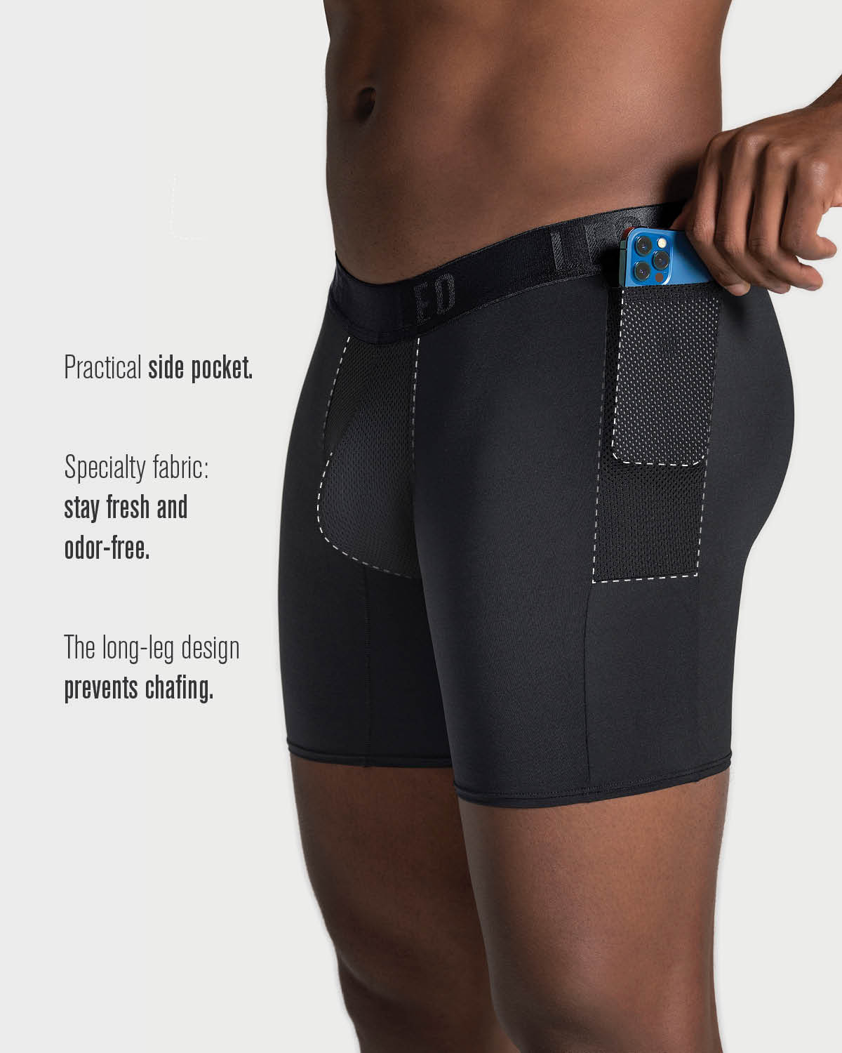 Bóxer deportivo con bolsillo lateral en microfibra - Image 31
