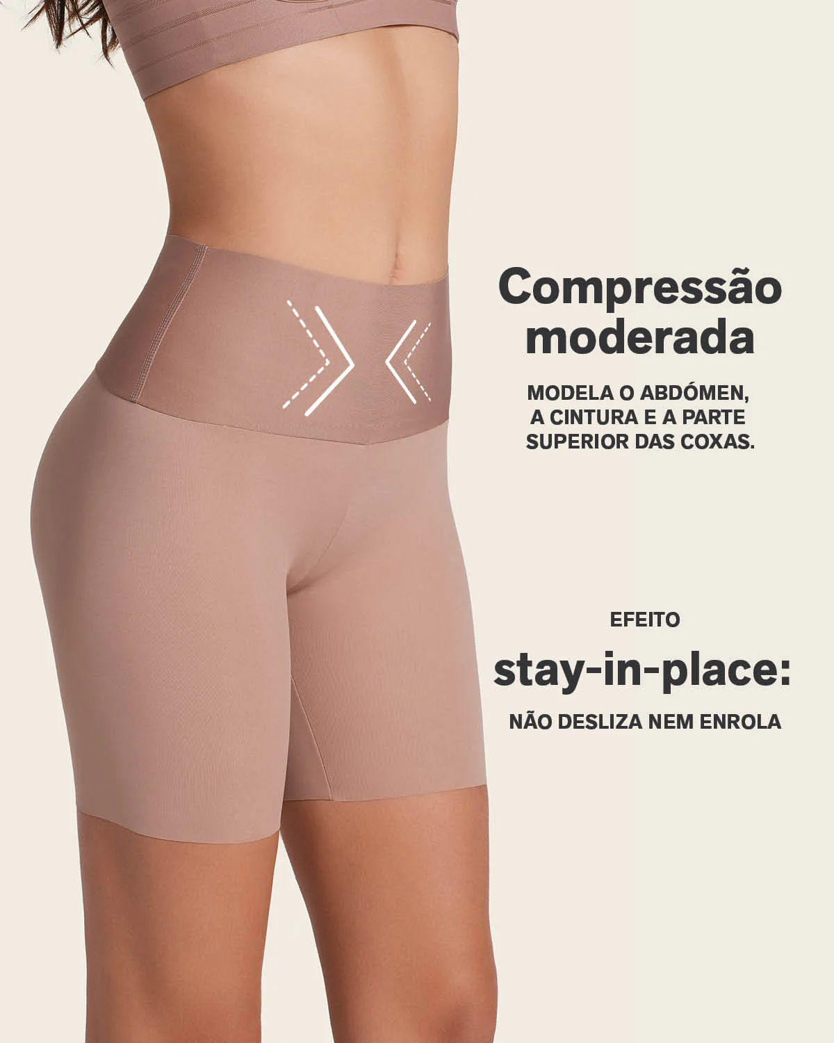 Short moldeador aspecto invisible con fajón antideslizante - Image 12