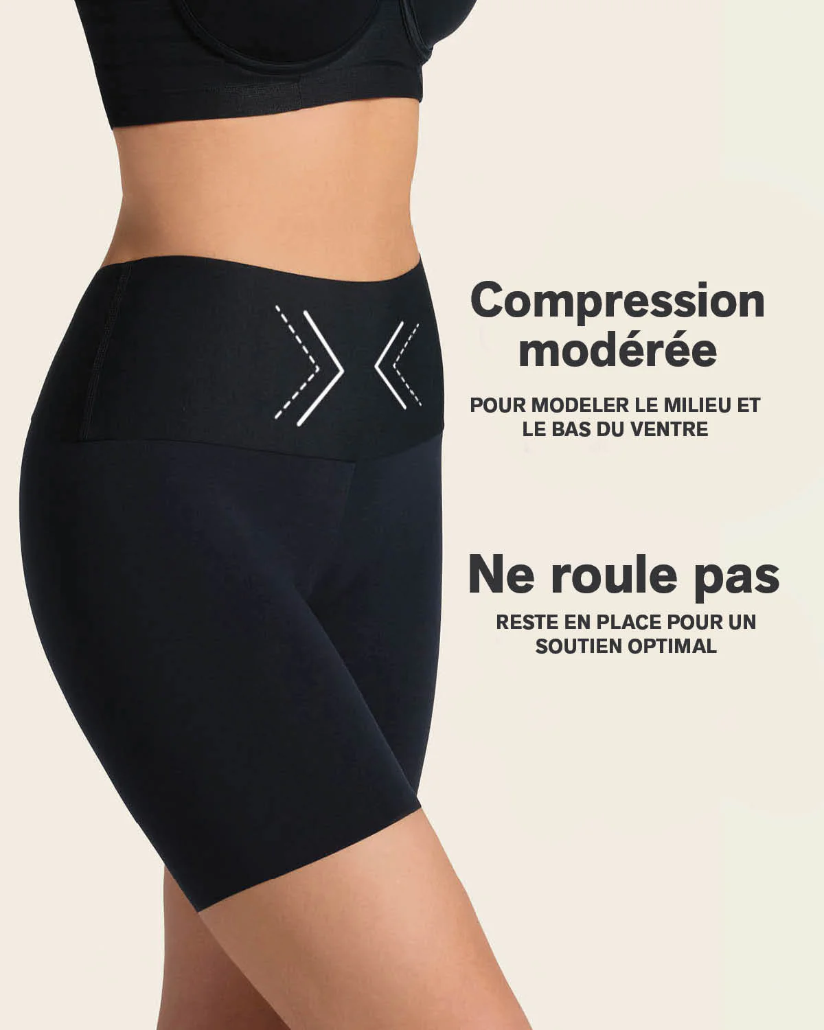 Short moldeador aspecto invisible con fajón antideslizante - Image 24