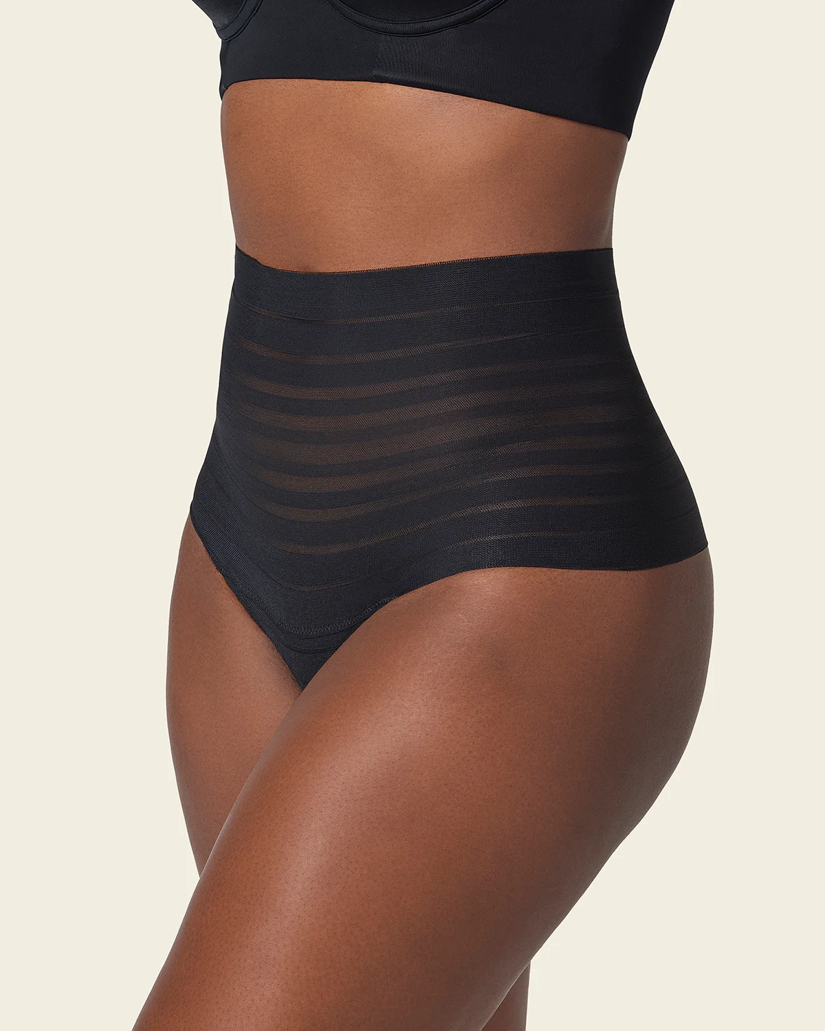 Tanga talle alto moldeadora suave de abdomen