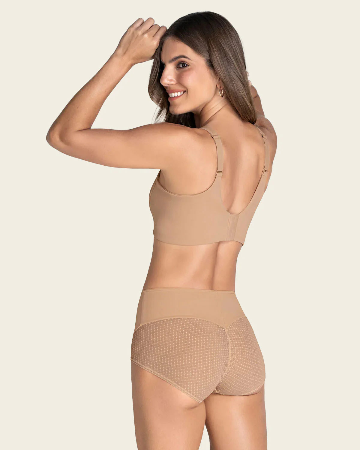 Braga clásica moldeadora en abdomen, glúteos en tul - Image 4