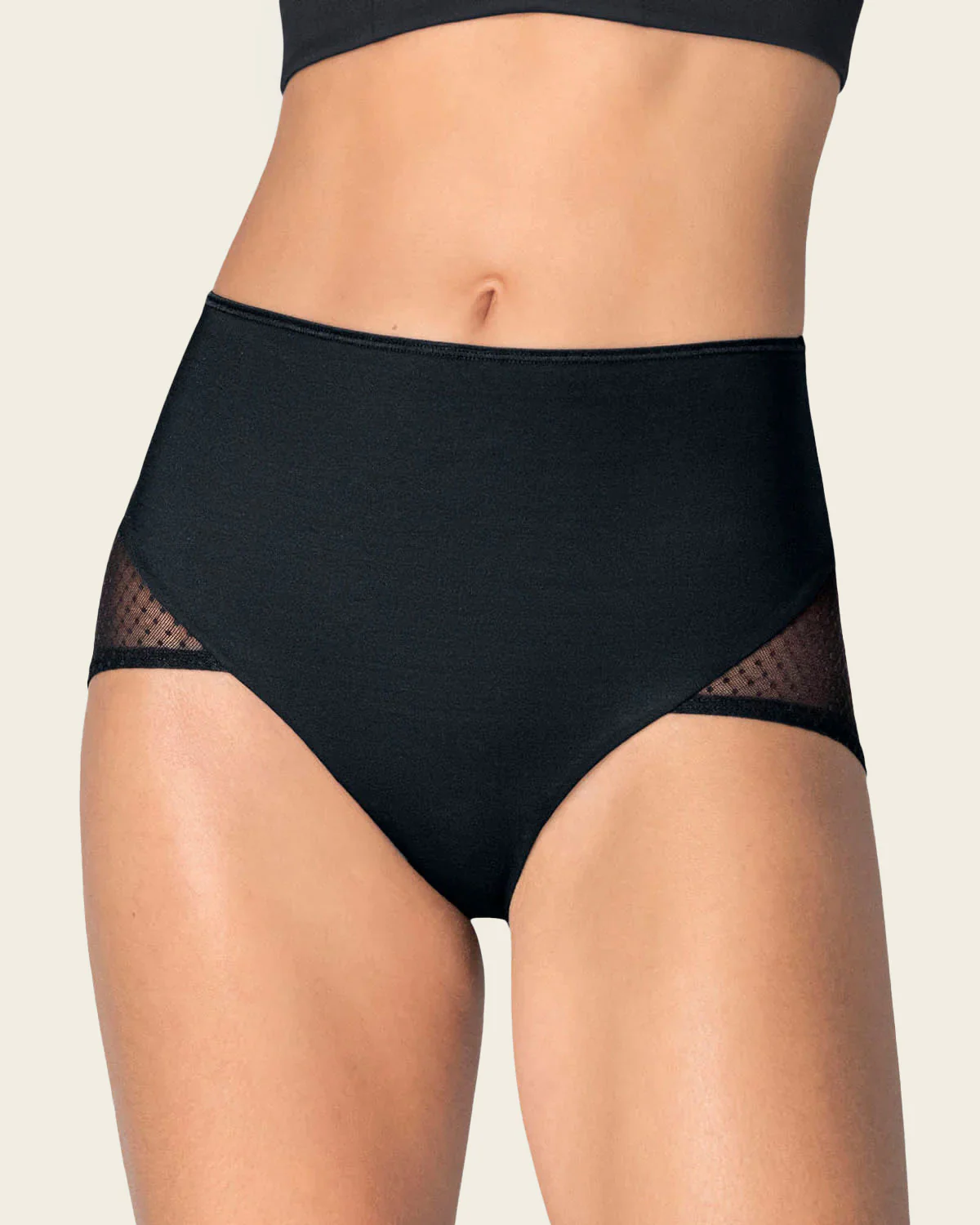 Braga clásica moldeadora en abdomen, glúteos en tul - Image 5