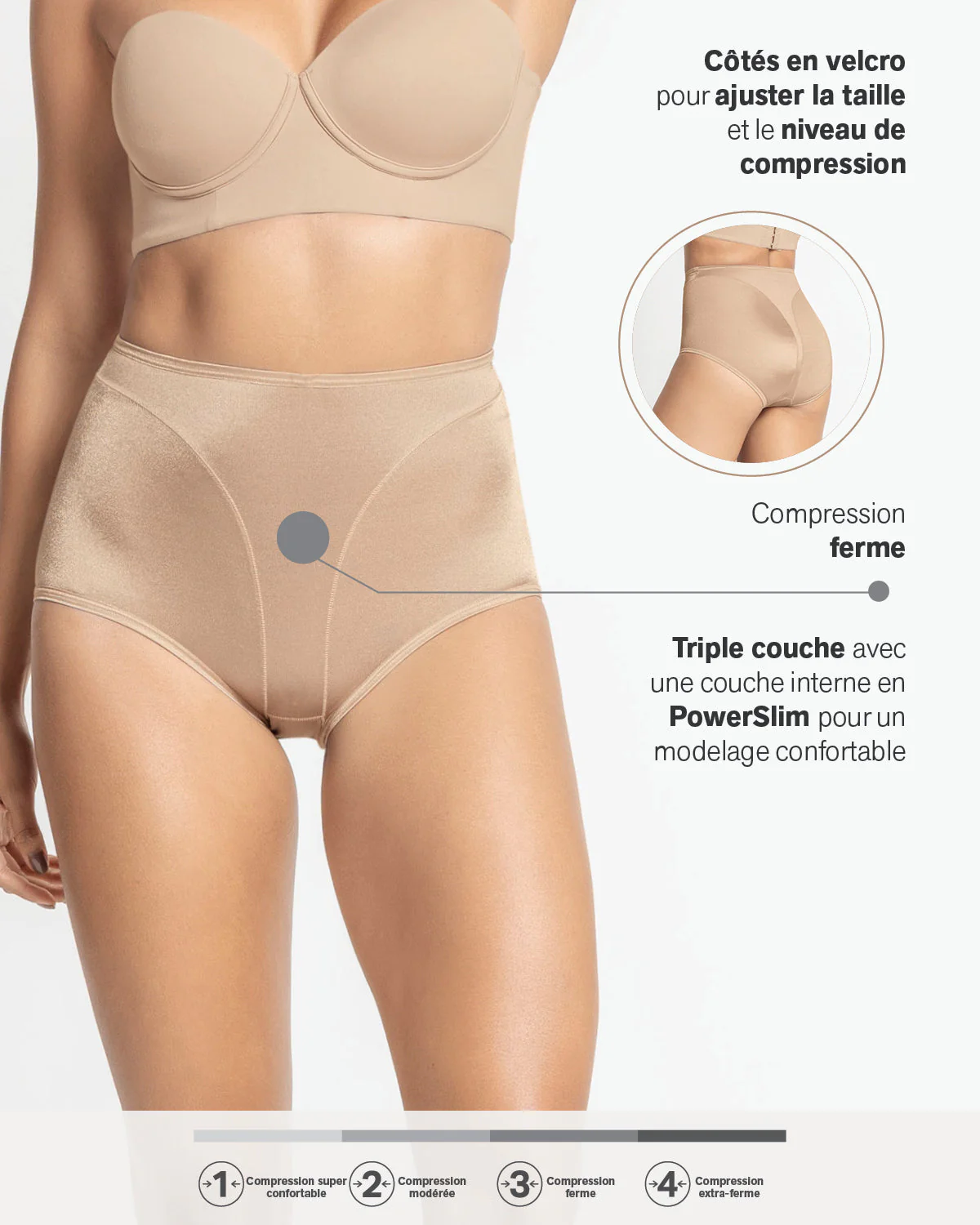 Braga clásica talle alto moldeadora de abdomen - Image 22