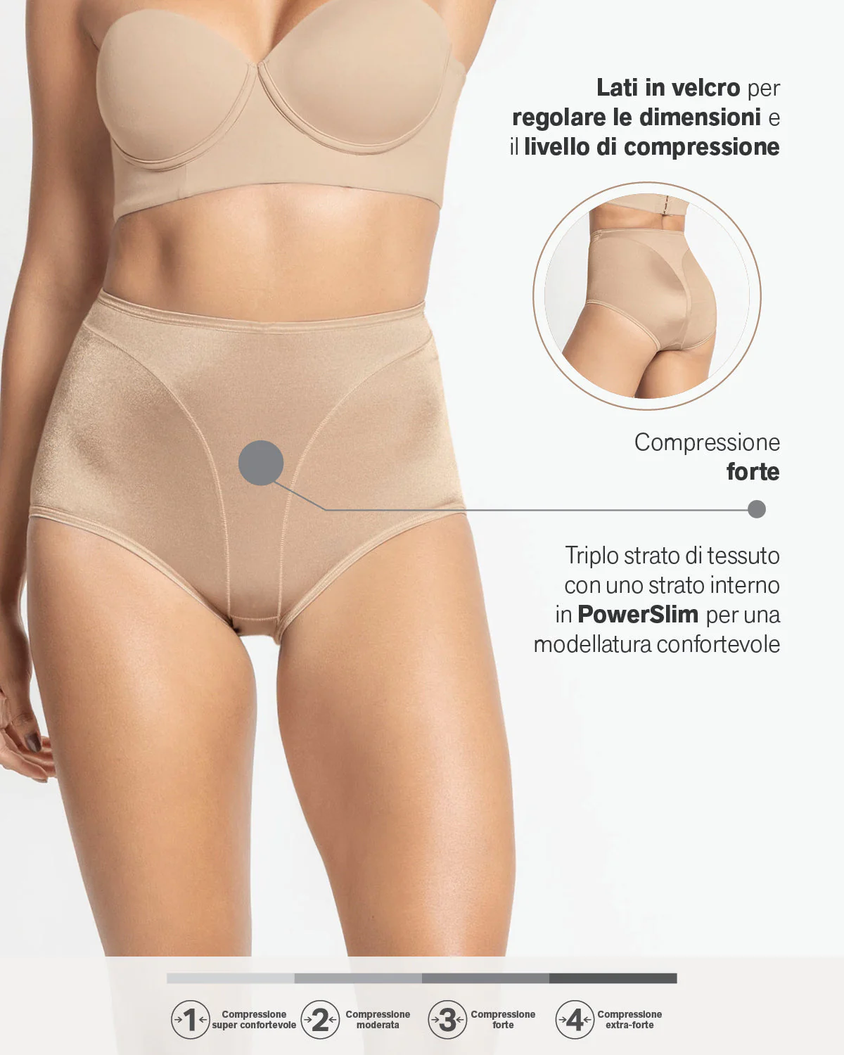 Braga clásica talle alto moldeadora de abdomen - Image 23