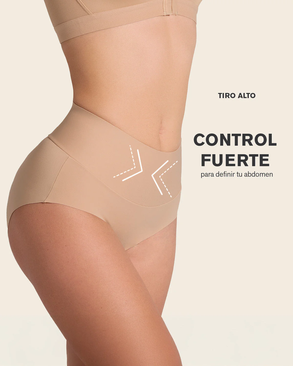 Braga hípster talle alto moldeadora de abdomen - Image 3