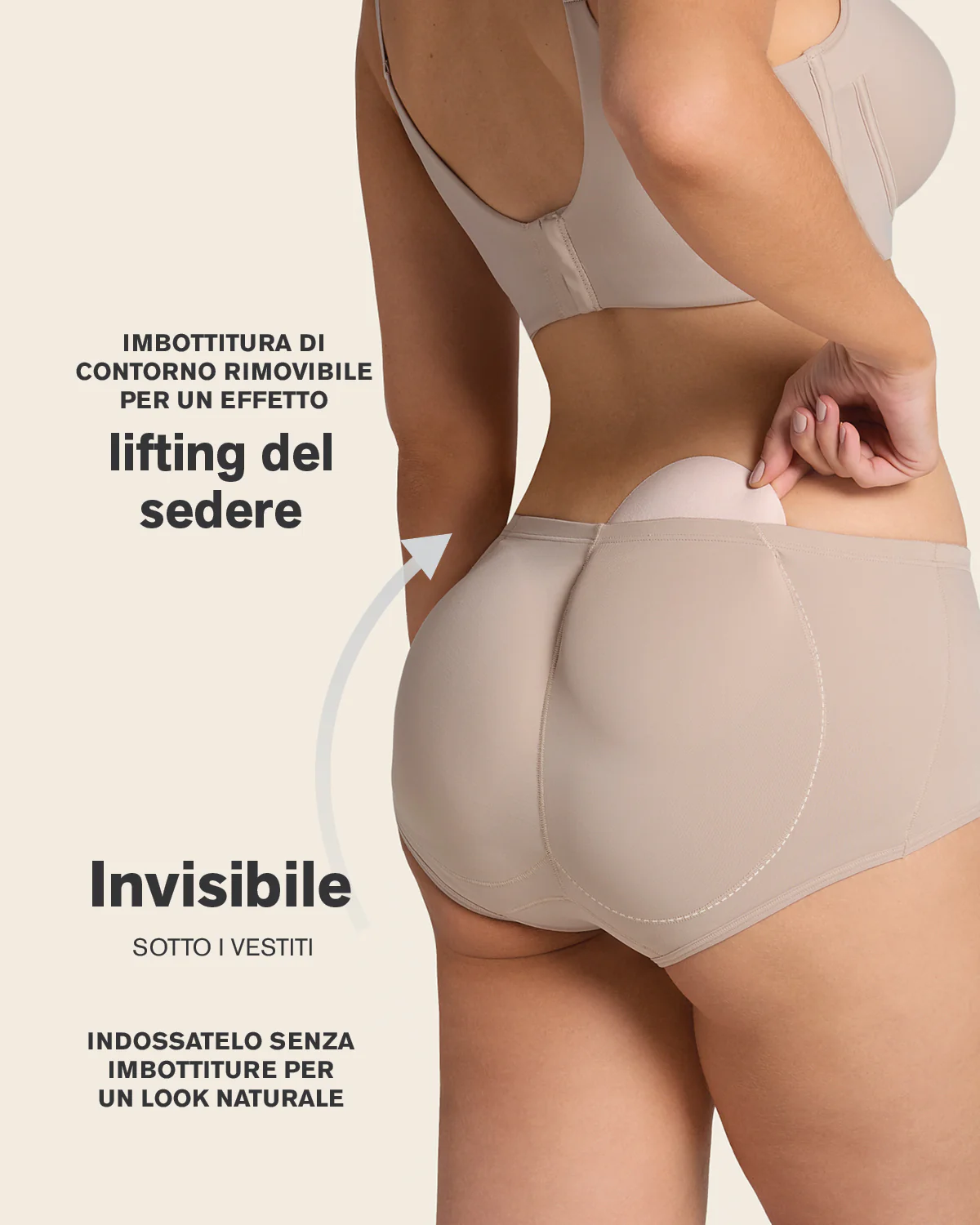 Braga clásica de push up con almohadillas removibles - Image 7