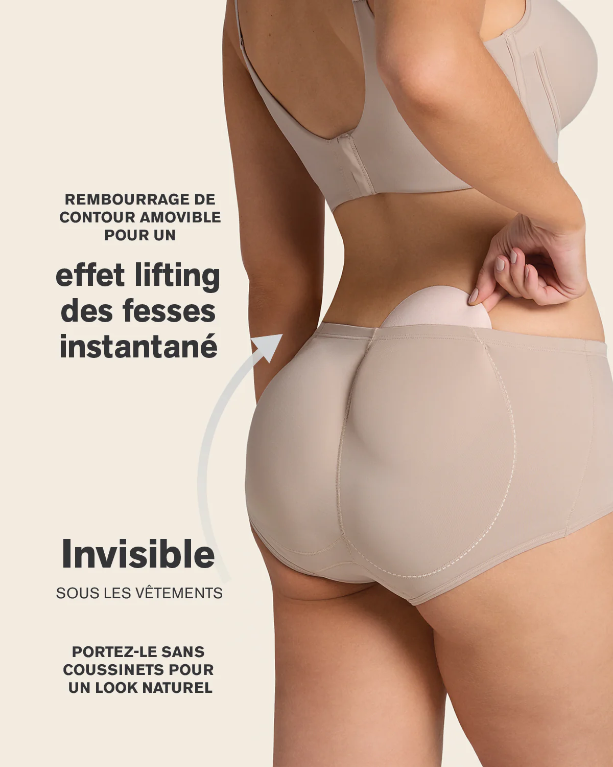 Braga clásica de push up con almohadillas removibles - Image 9