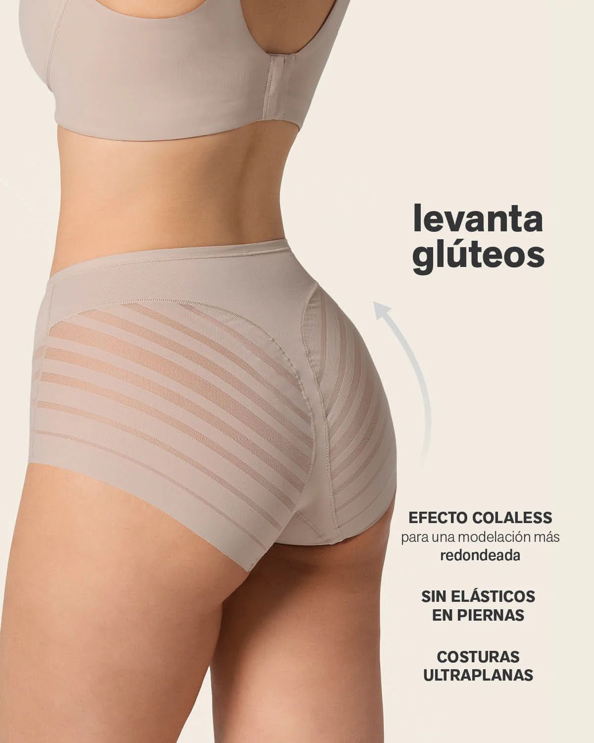 Braga faja clásica moldeadora de abdomen y bandas en tul - Image 21