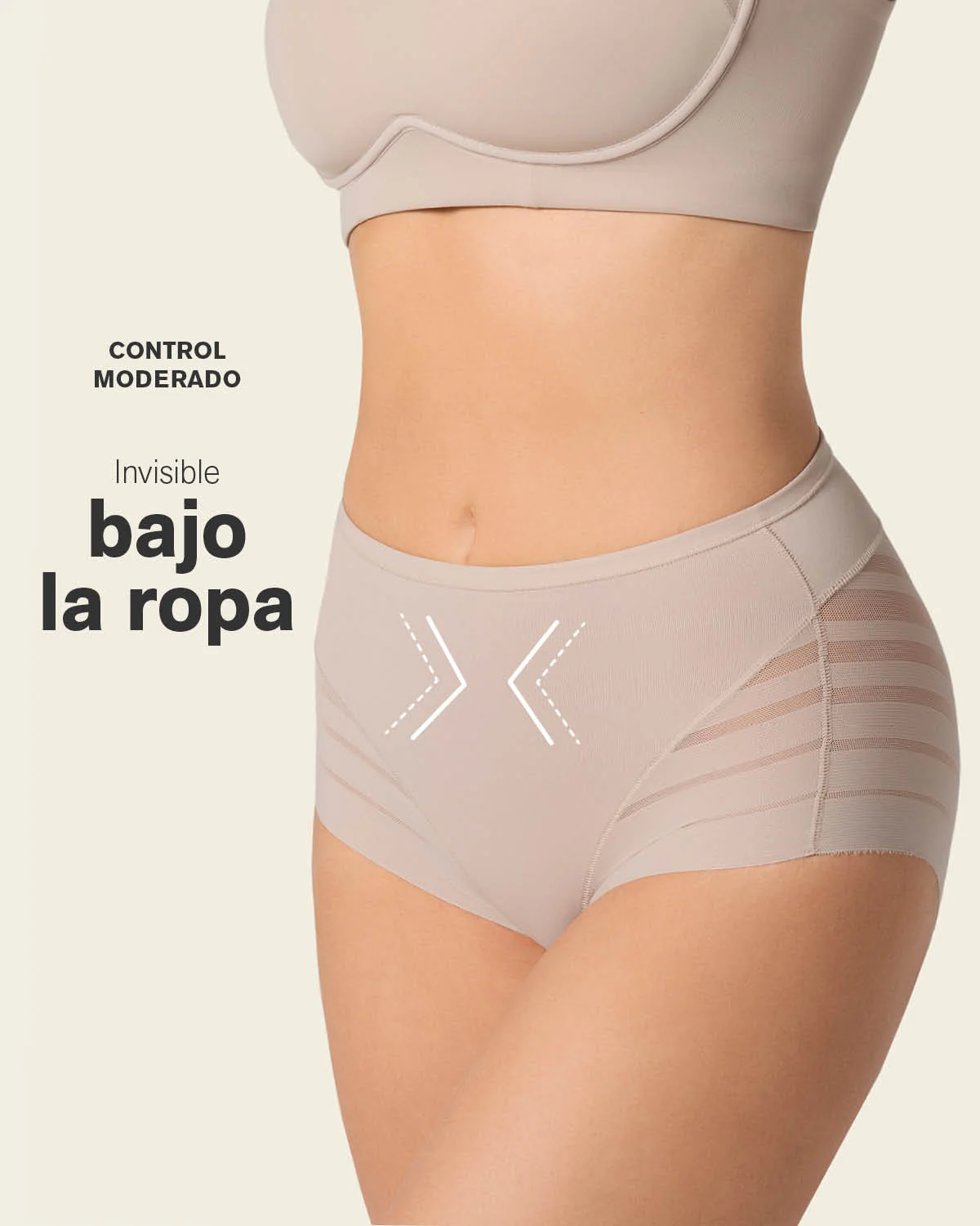 Braga faja clásica moldeadora de abdomen y bandas en tul - Image 22