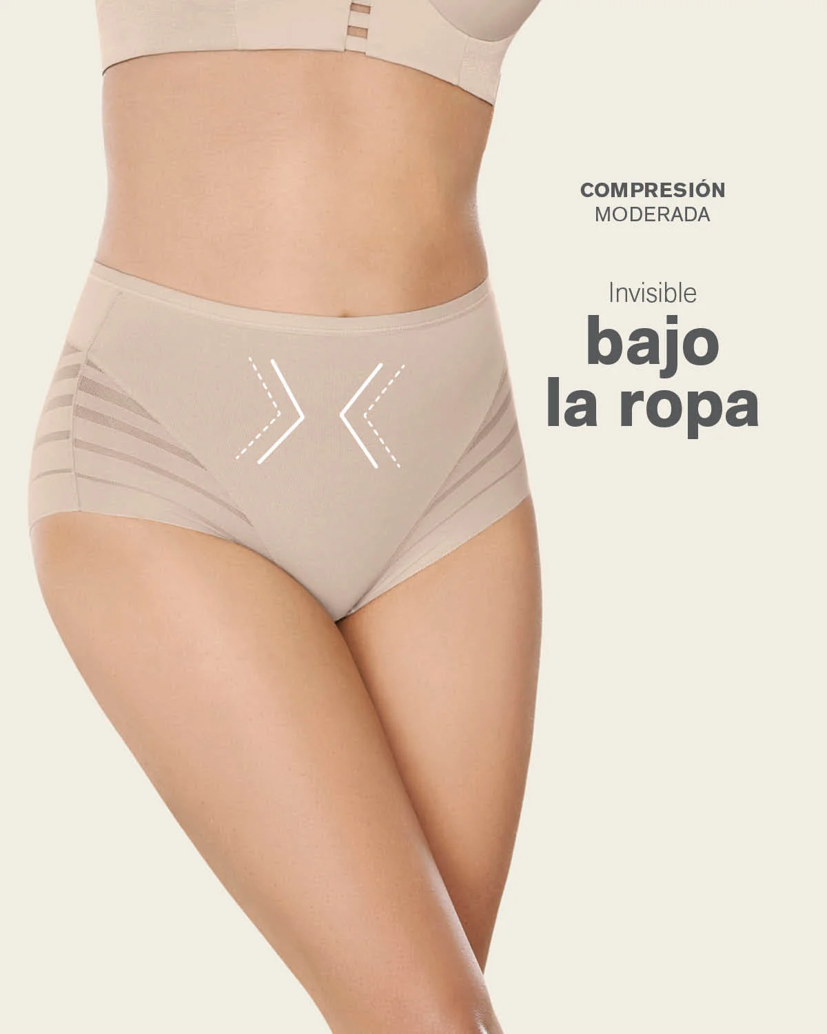 Braga faja clásica moldeadora de abdomen y bandas en tul - Image 23