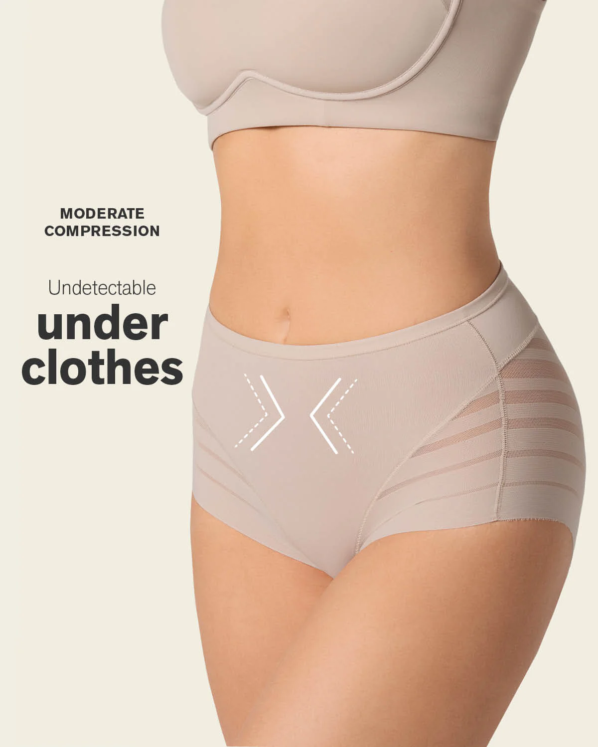 Braga faja clásica moldeadora de abdomen y bandas en tul - Image 32