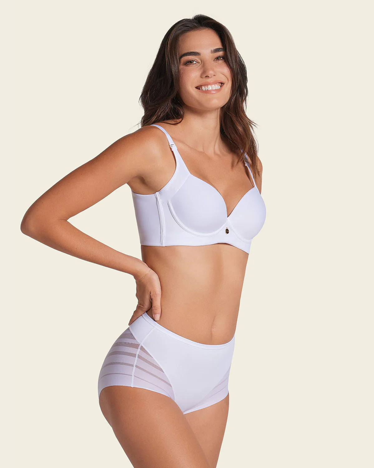 Braga faja clásica moldeadora de abdomen y bandas en tul - Image 40