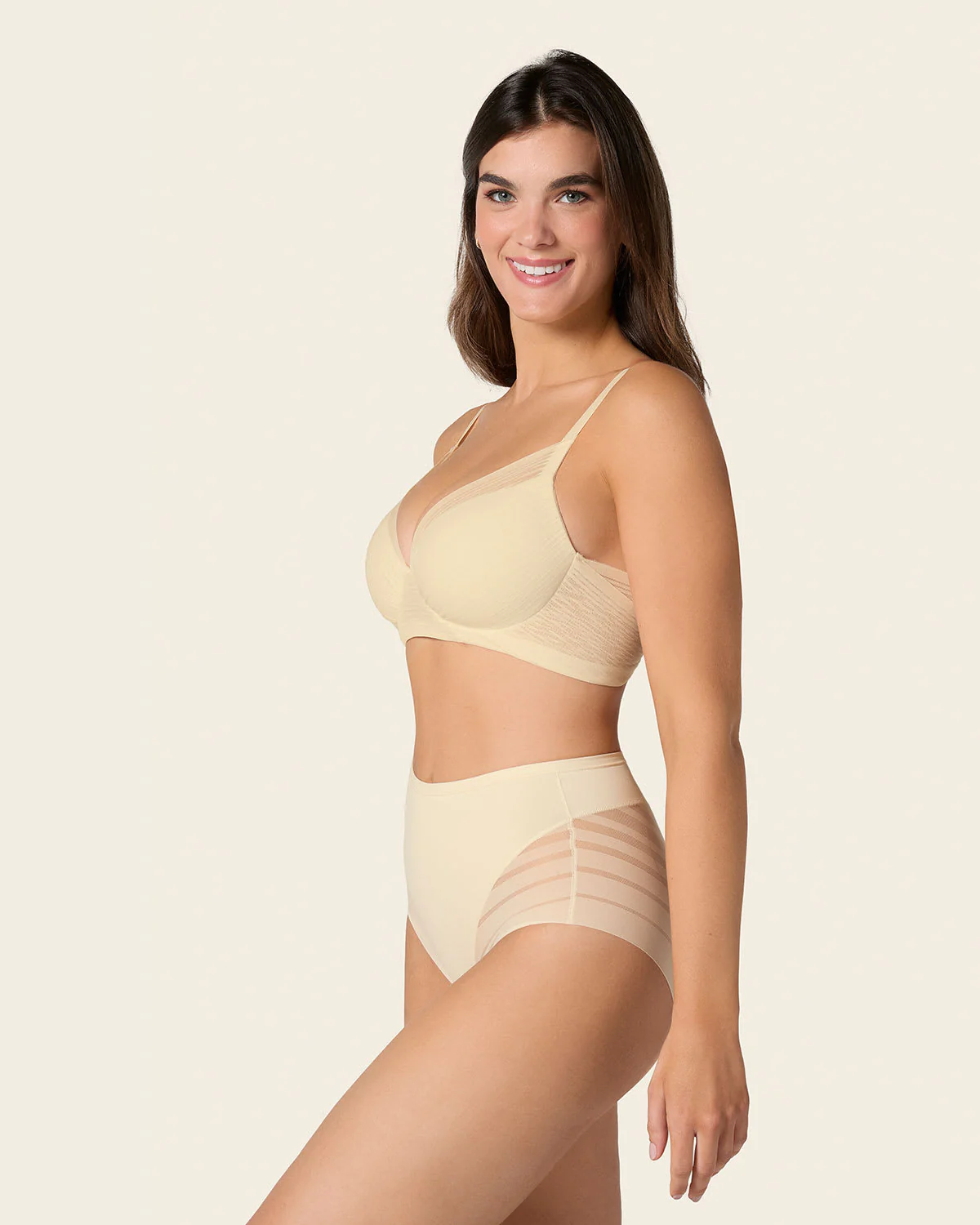 Braga faja clásica moldeadora de abdomen y bandas en tul - Image 43