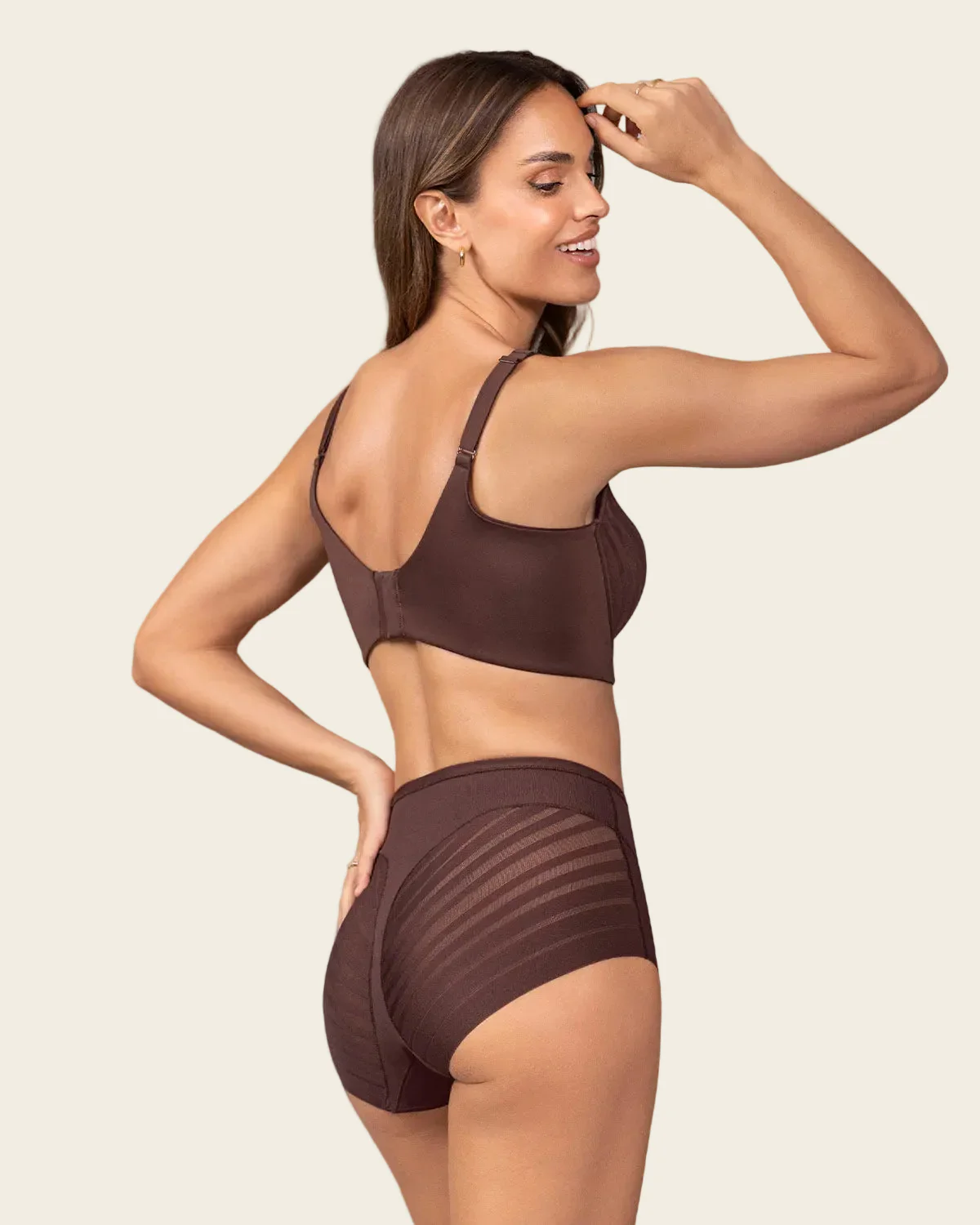 Braga faja clásica moldeadora de abdomen y bandas en tul - Image 46