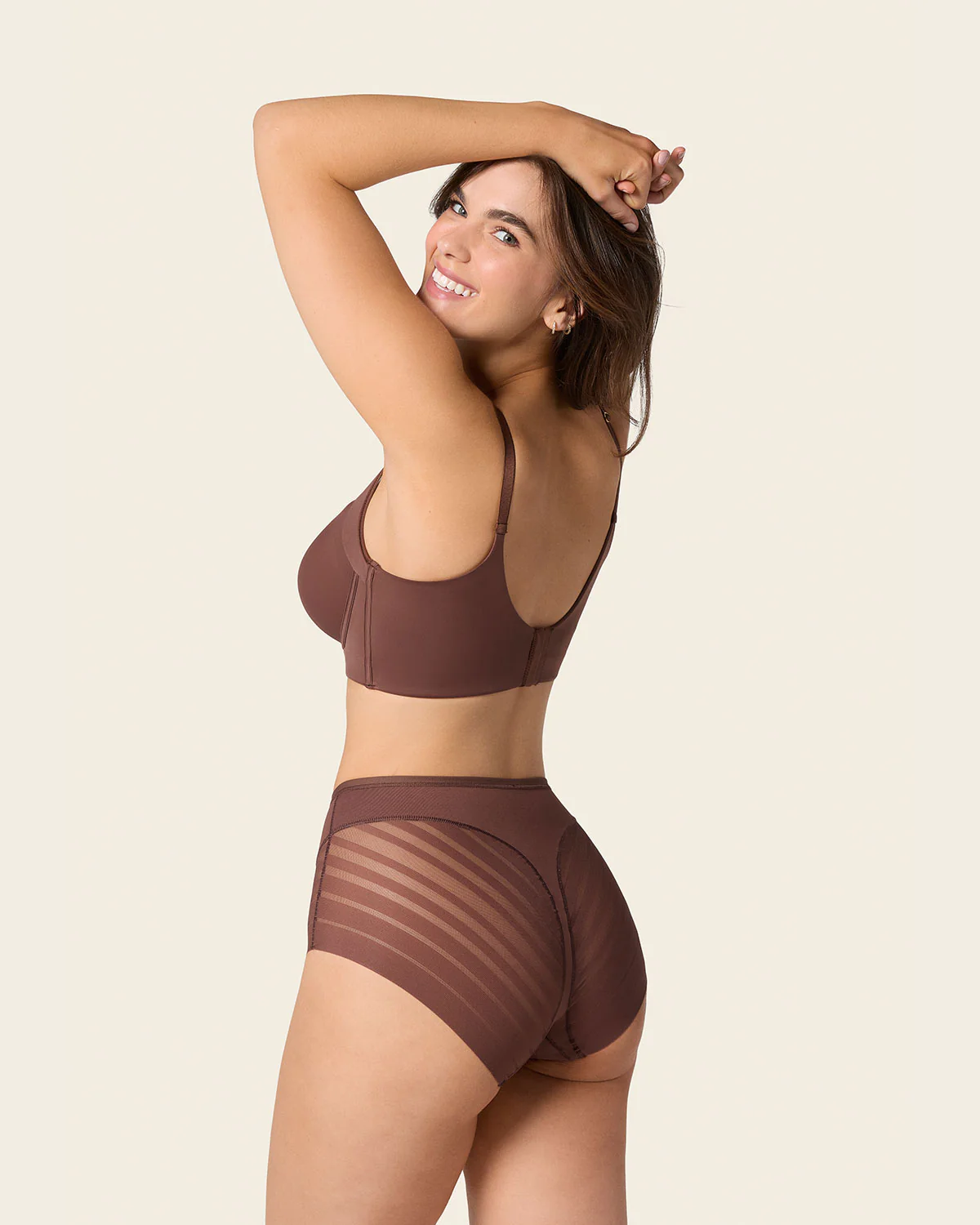 Braga faja clásica moldeadora de abdomen y bandas en tul - Image 58