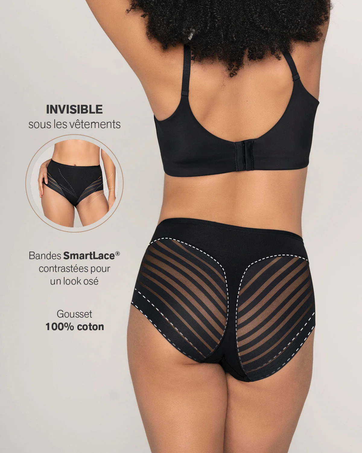 Braga faja clásica moldeadora de abdomen y bandas en tul - Image 80