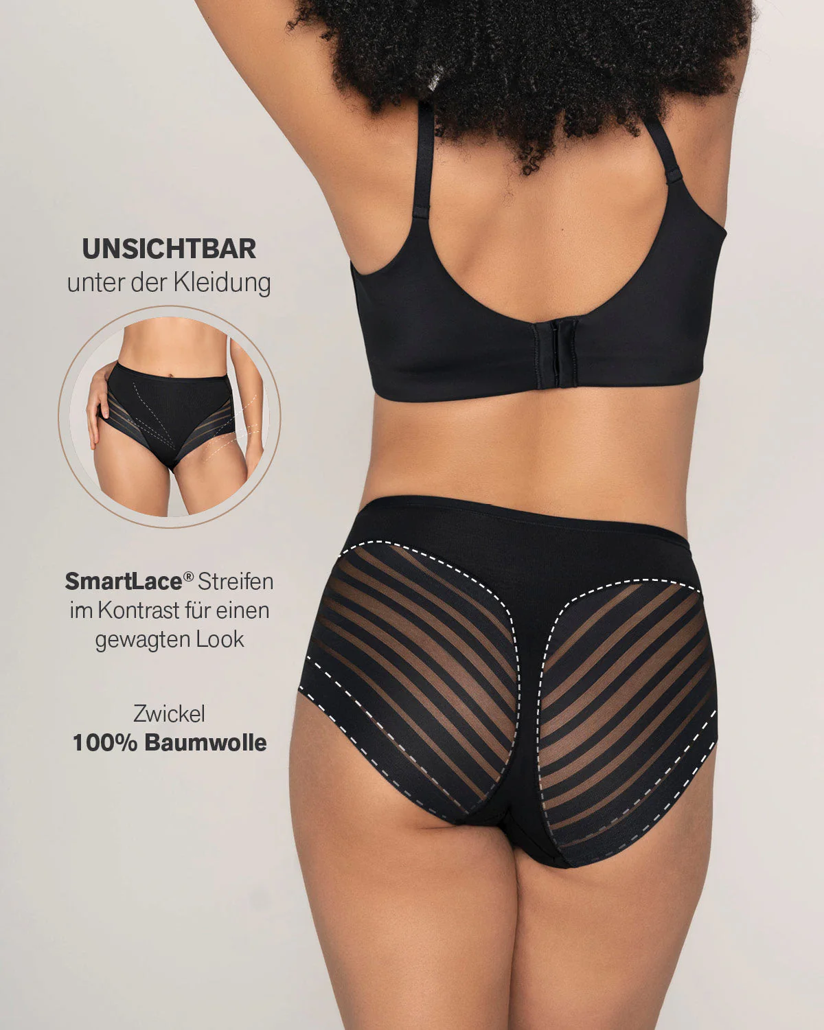 Braga faja clásica moldeadora de abdomen y bandas en tul - Image 82