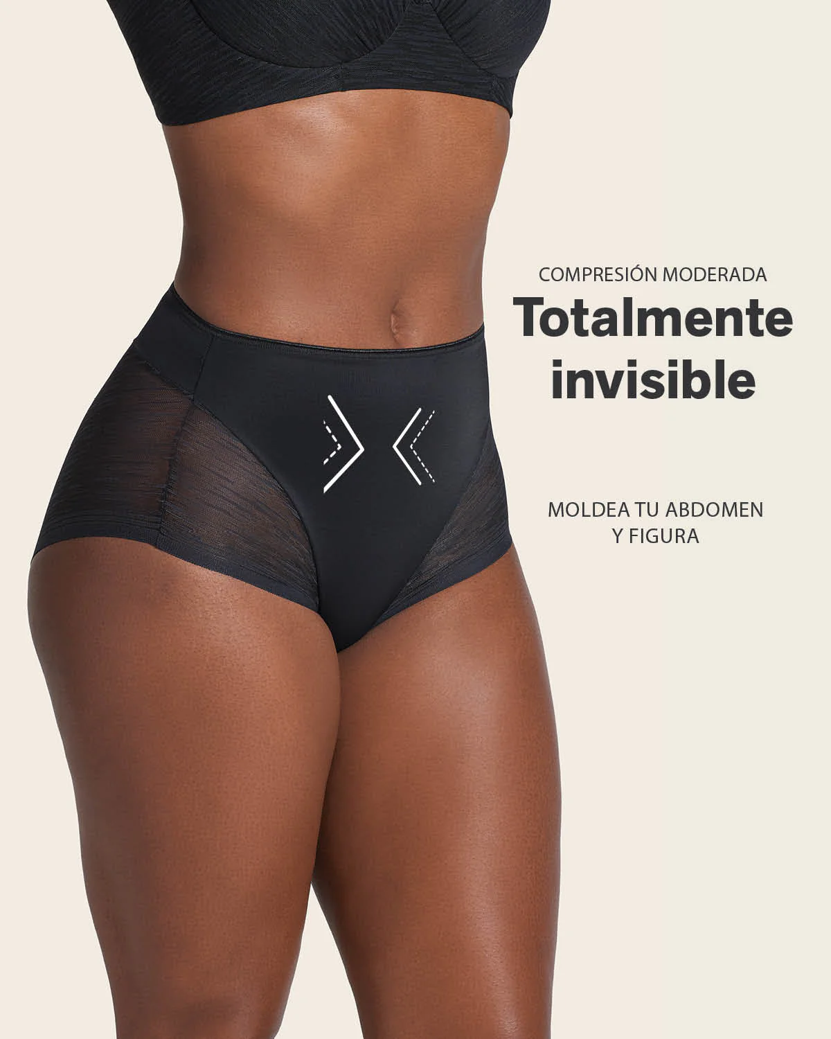 Braga faja clásica invisible con transparencias en glúteos y laterales - Image 16