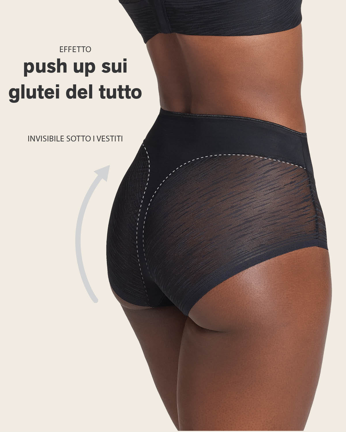 Braga faja clásica invisible con transparencias en glúteos y laterales - Image 19