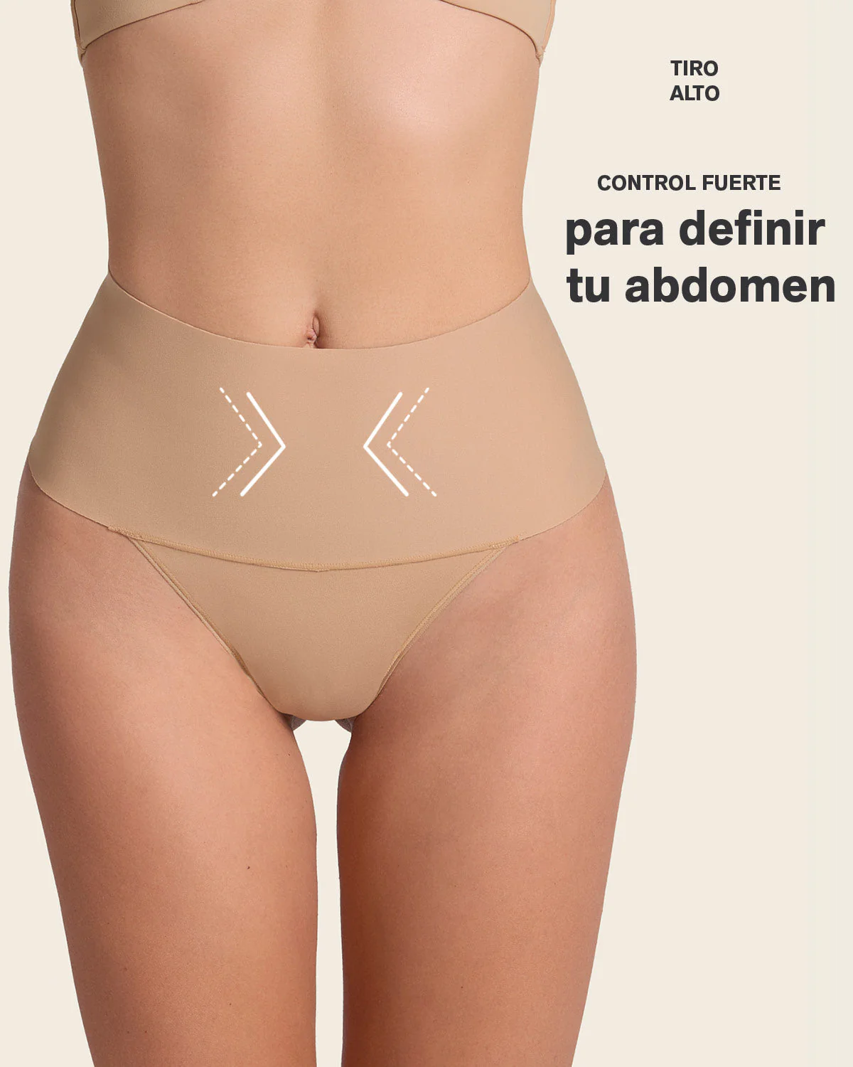 Braga faja brasileña con fajón ancho moldeador fuerte talle alto - Image 10