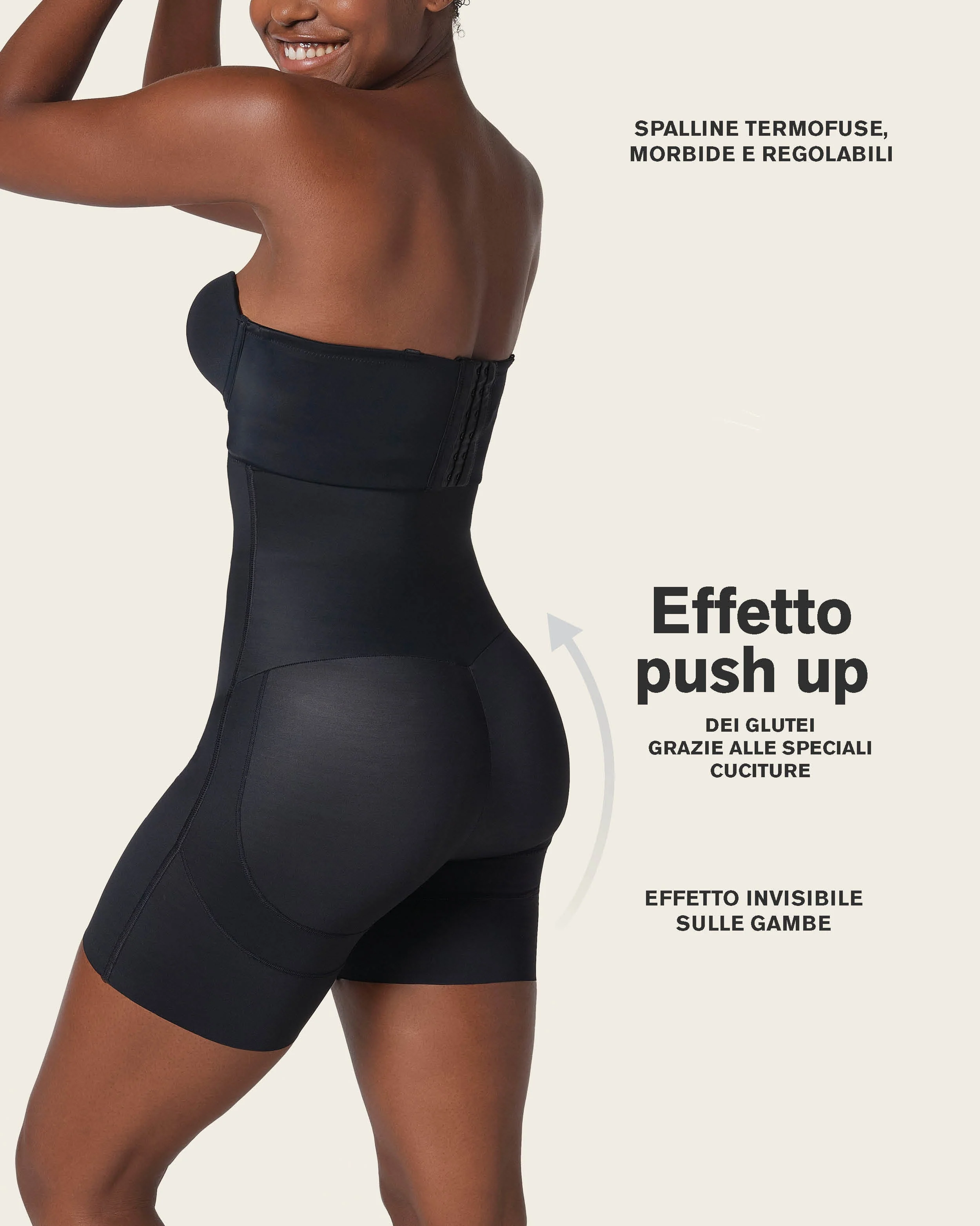 Short media pierna talle extra alto, levanta glúteos - Image 10