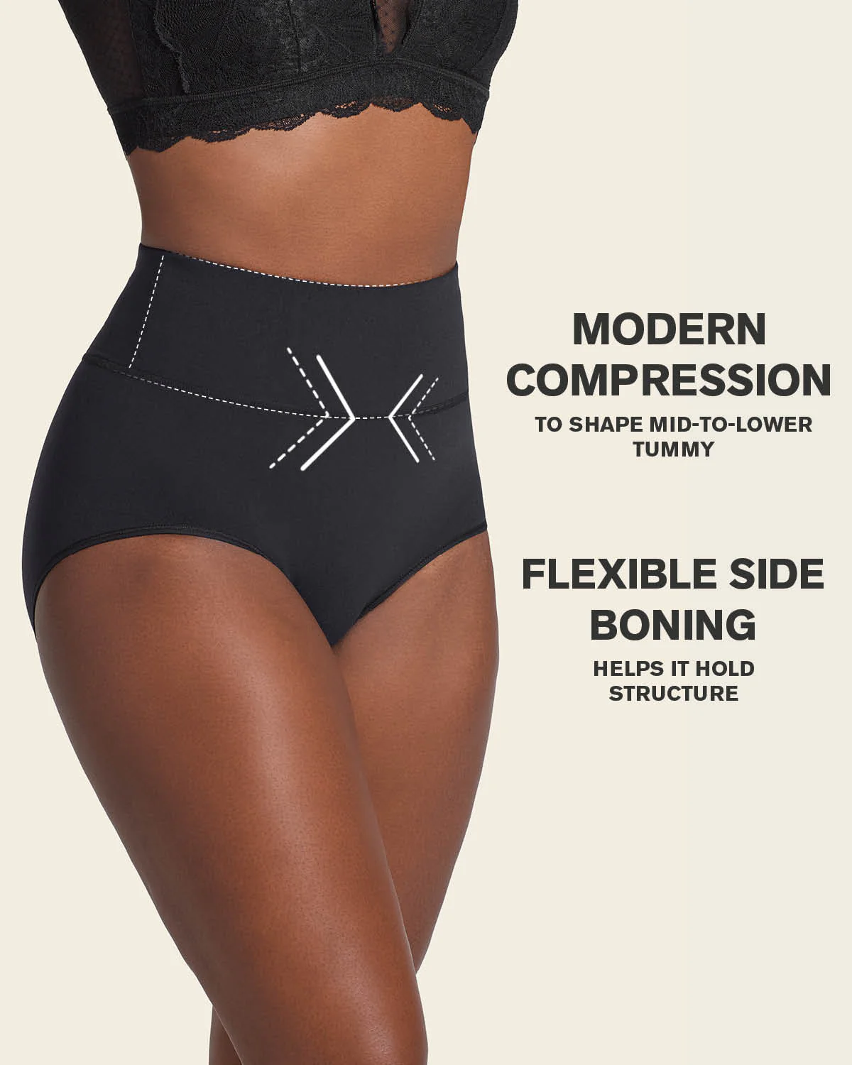 Braga faja moldeadora talle alto en SkinFuse - Image 5