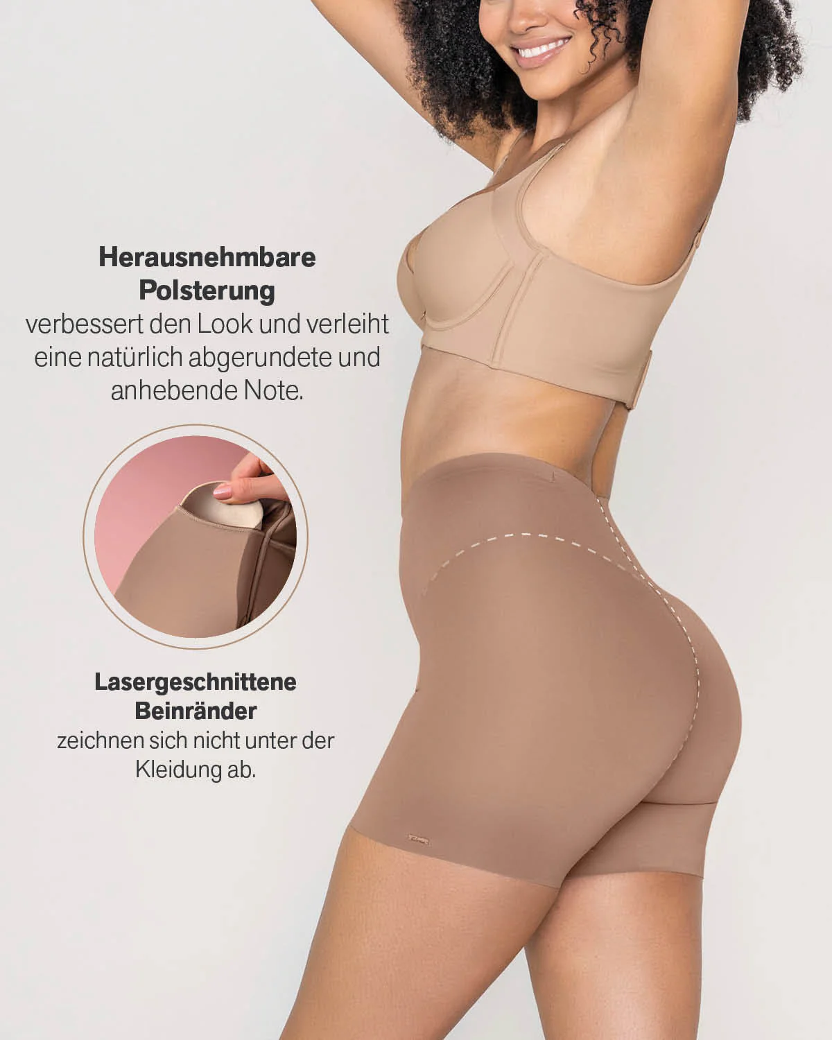 Short moldeador con almohadillas removibles levanta glúteos - Image 11