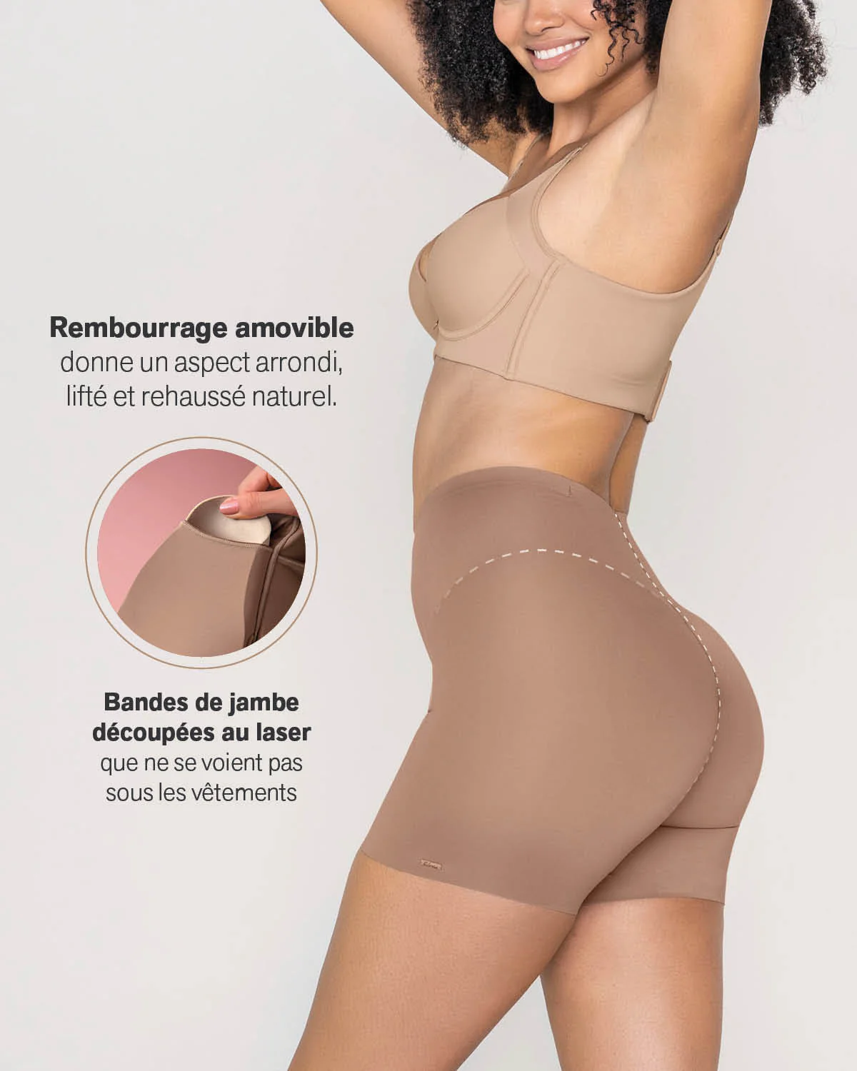 Short moldeador con almohadillas removibles levanta glúteos - Image 13