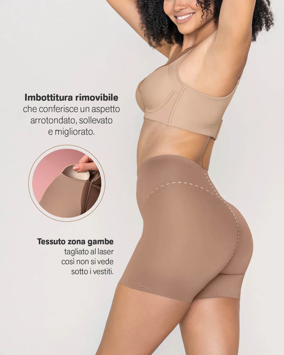 Short moldeador con almohadillas removibles levanta glúteos - Image 15