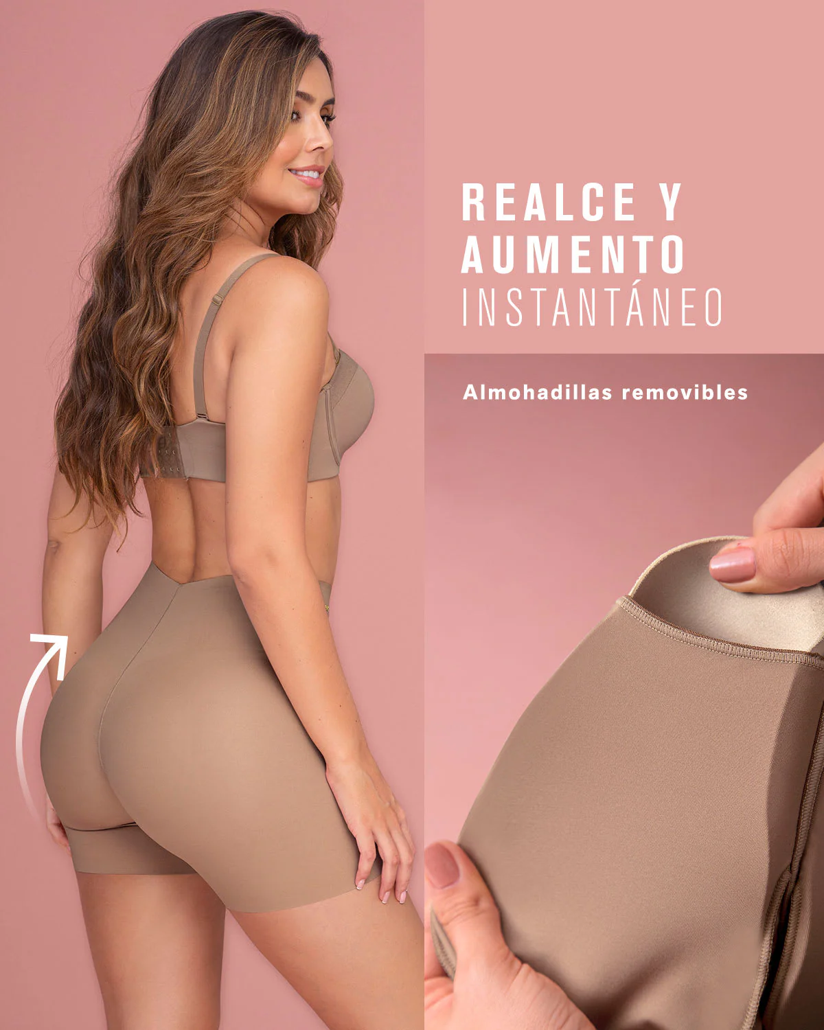 Short moldeador con almohadillas removibles levanta glúteos - Image 19