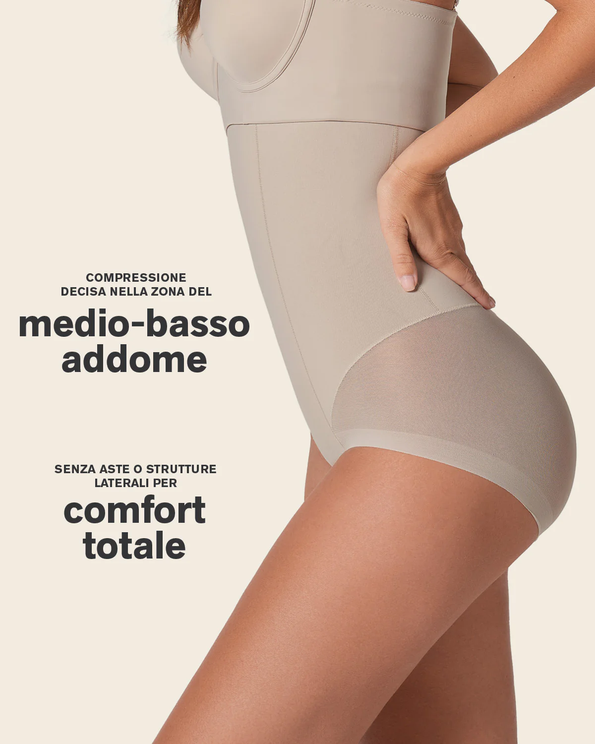 Braga faja de talle alto moldeadora de abdomen invisible en glúteos - Image 21