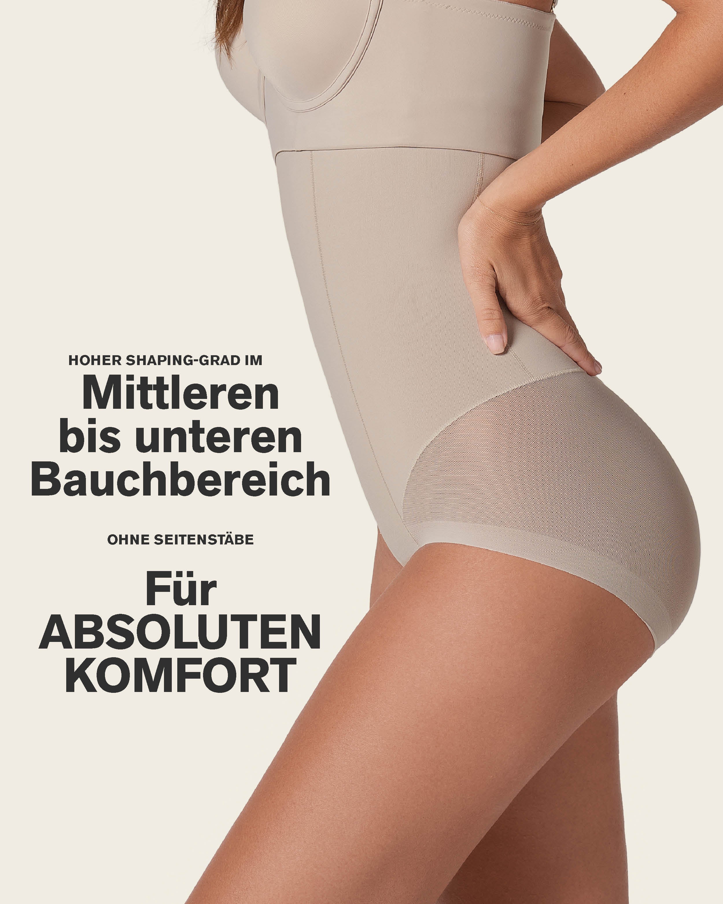 Braga faja de talle alto moldeadora de abdomen invisible en glúteos - Image 23