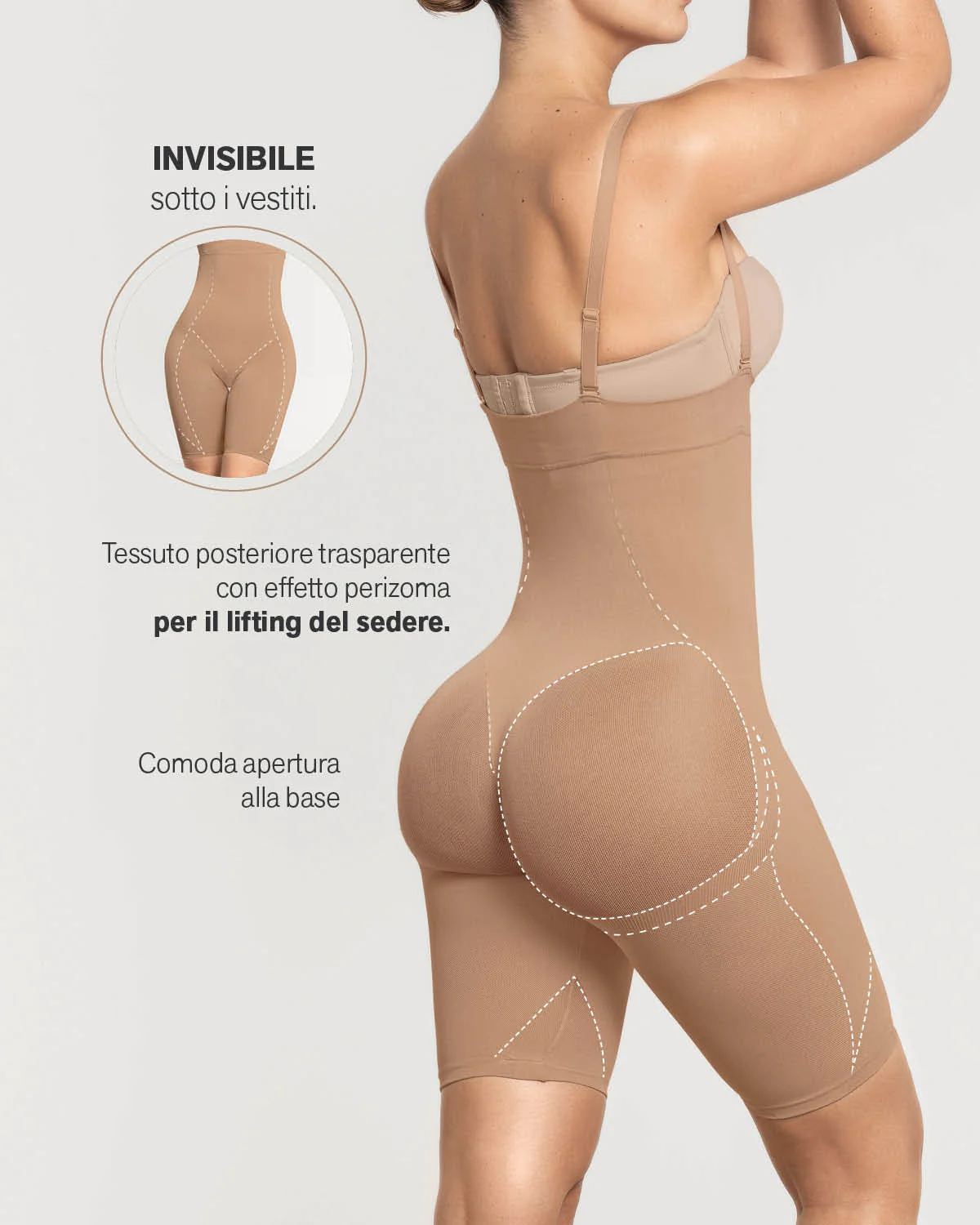 Braga faja media pierna invisible levanta glĂșteos - Image 21