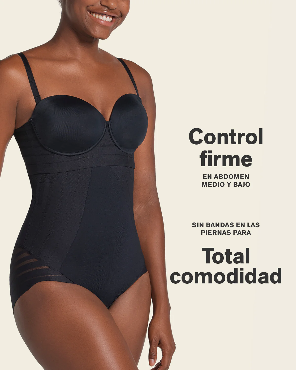 Braga faja pecho libre moldeadora de abdomen invisible en piernas - Image 15