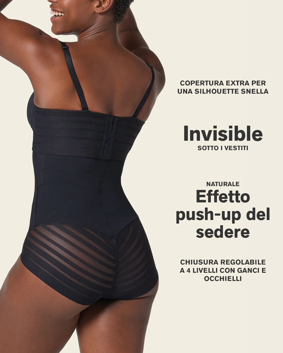 Braga faja pecho libre moldeadora de abdomen invisible en piernas - Image 20