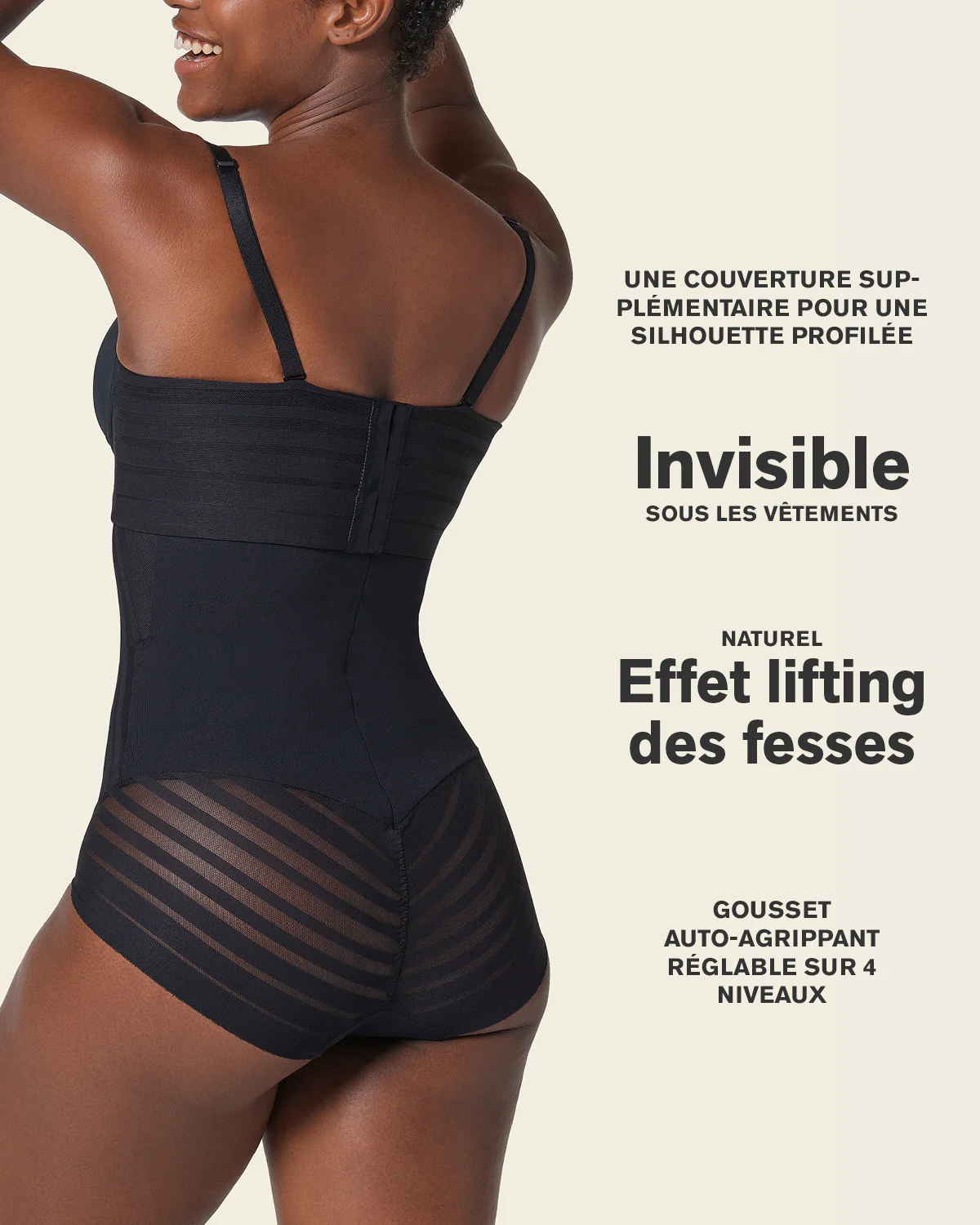 Braga faja pecho libre moldeadora de abdomen invisible en piernas - Image 22