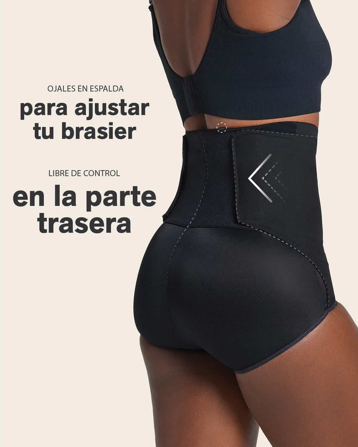 Braga faja postparto y postquirúrgico con laterales en velcro - Image 6