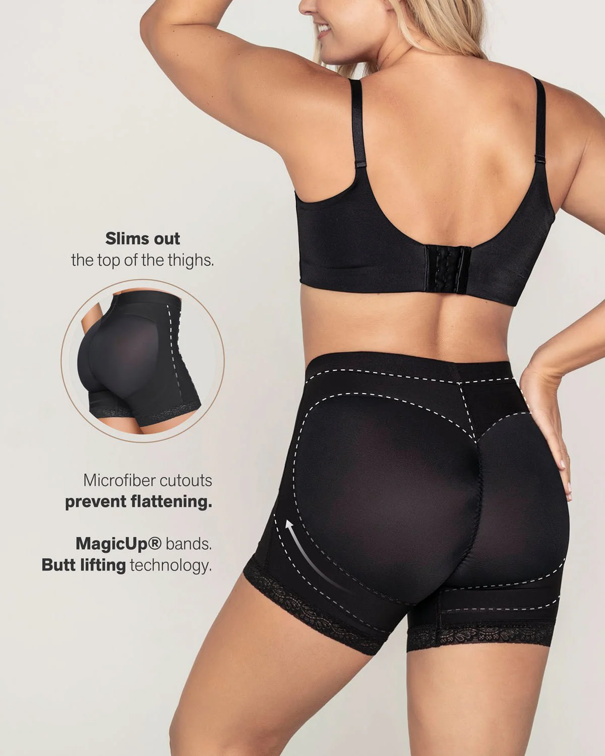 Braga faja tipo short levanta glúteos - Image 14