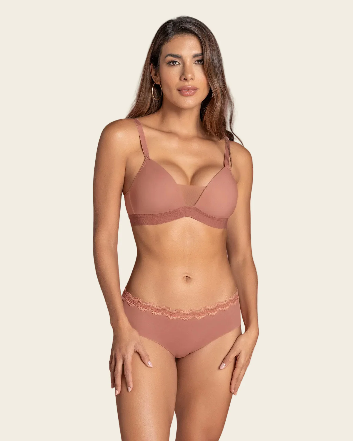 Braga hÃpster con encaje en cintura talle medio - Image 12