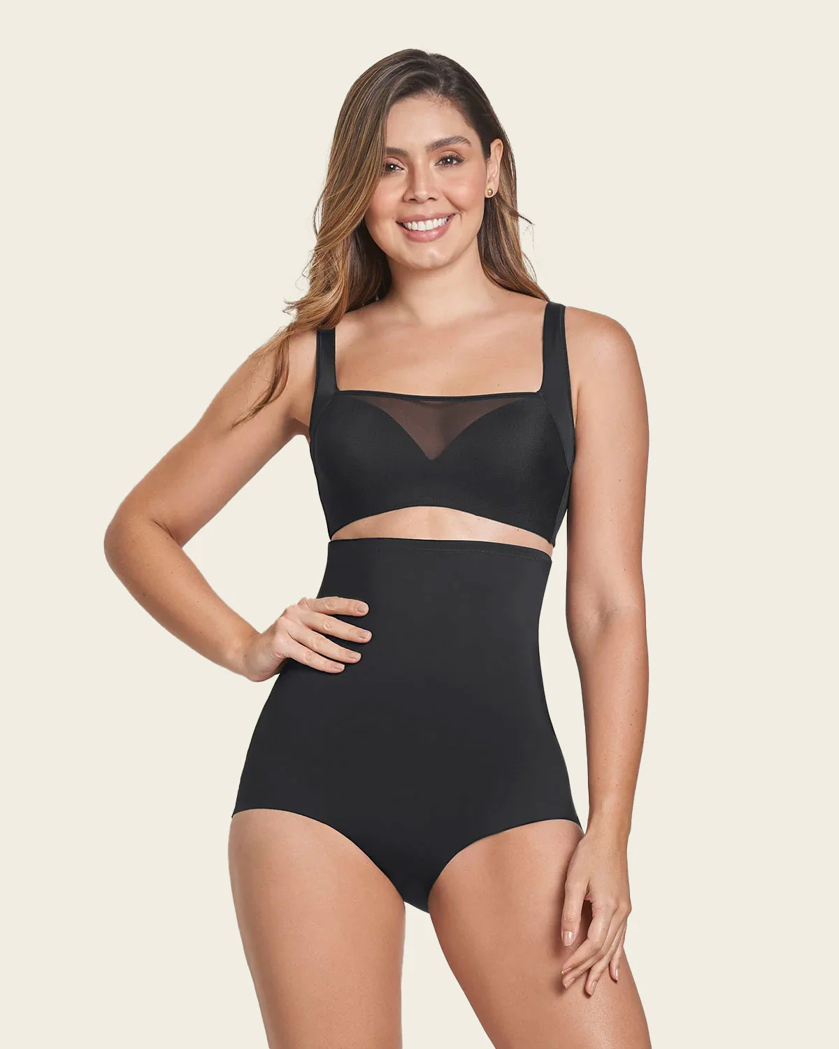 Braguita faja de talle alto moldeadora en abdomen y espalda - Image 4