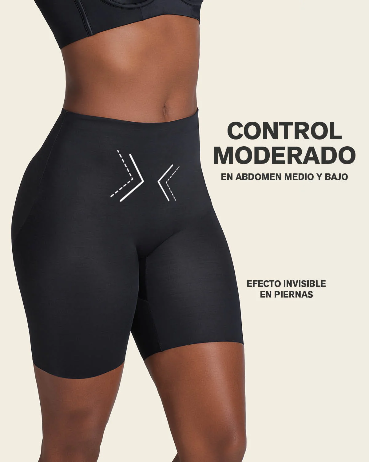 Braga short invisible moldeadora de abdomen efecto levanta glúteos - Image 6